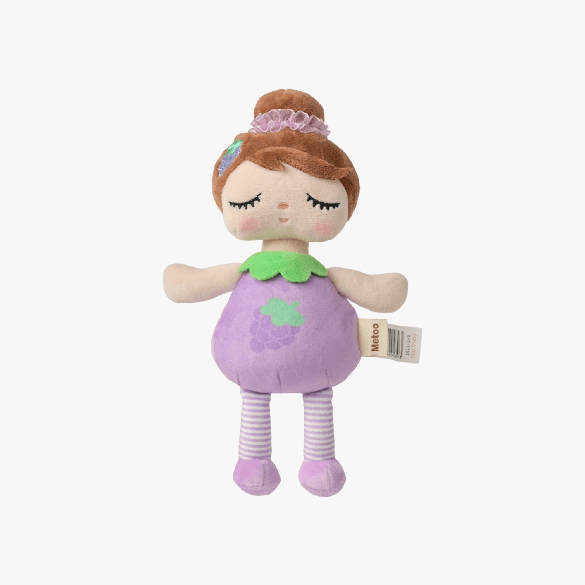 Mini Boneca Infantil de Pano Frutinha Uvinha