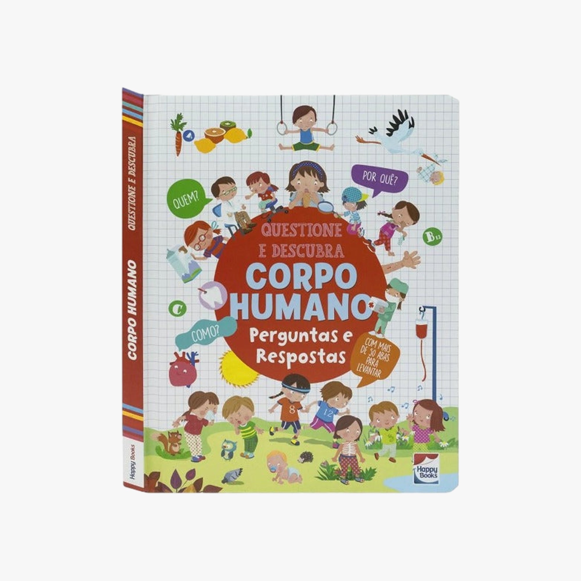 Livro com Abas: Questione e Descubra Corpo Humano