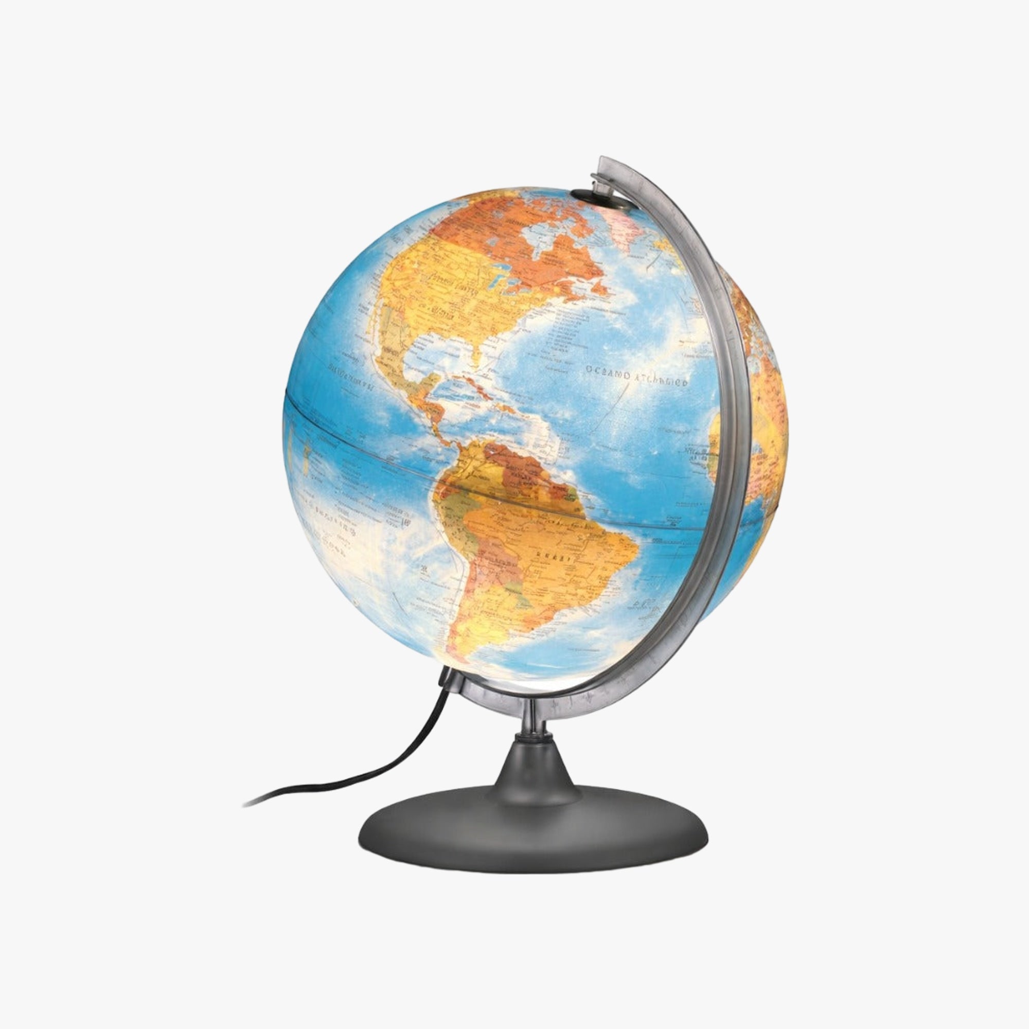 Globo Terrestre Colombo Clássico 30cm Iluminado