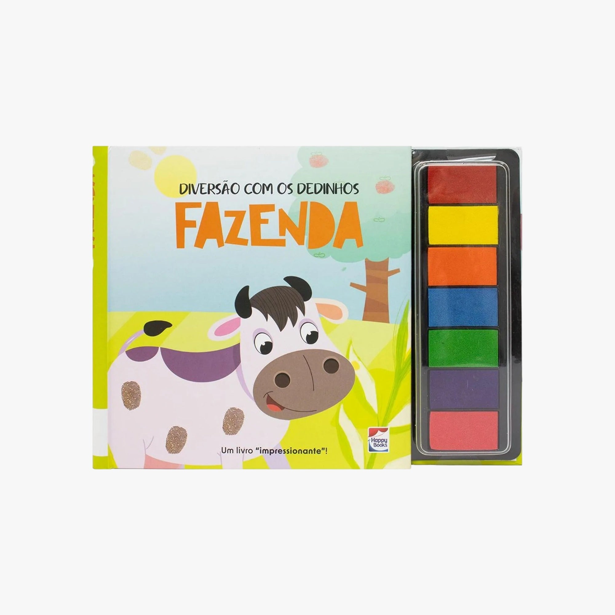 Livro de Pintura Com os Dedinhos Fazenda