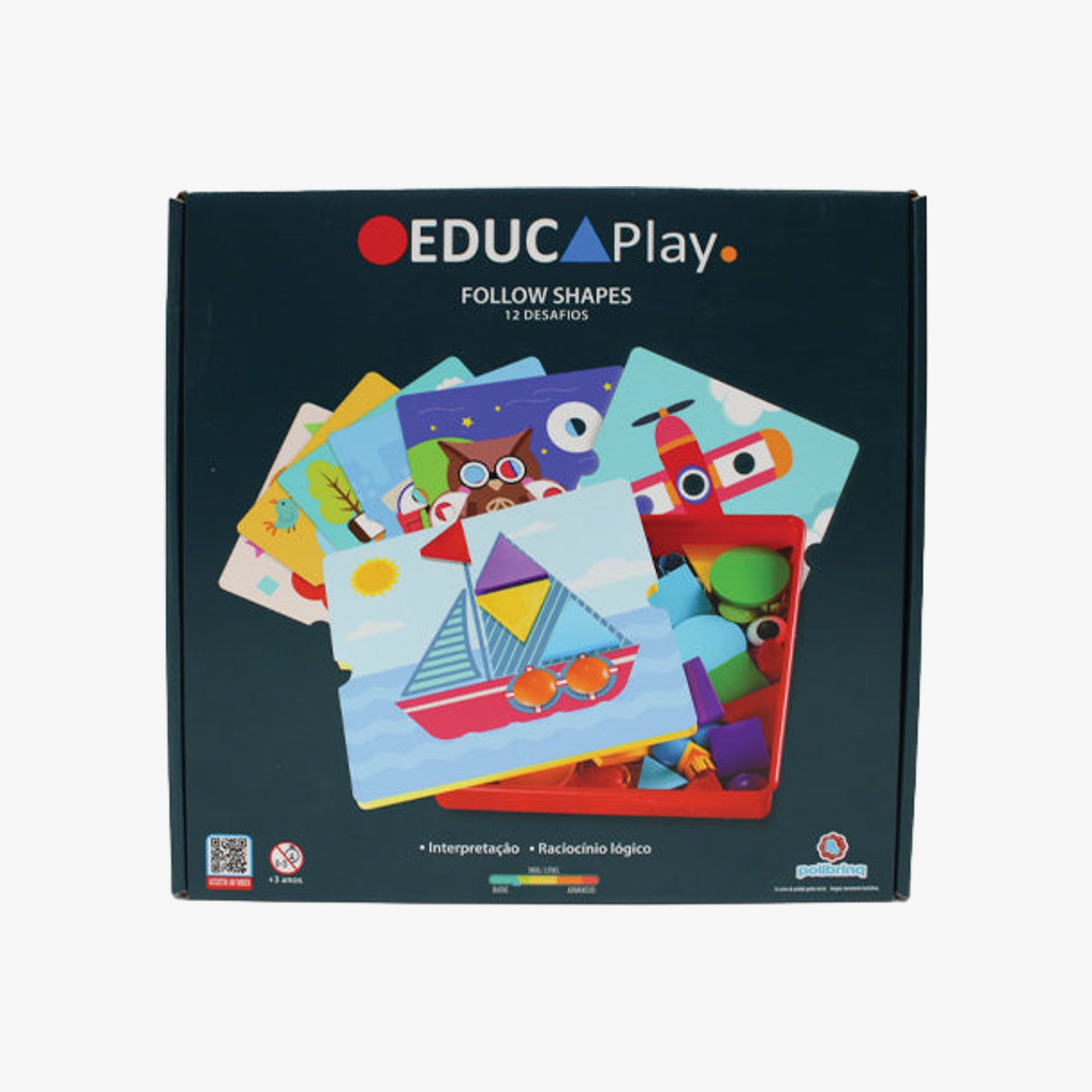 Jogo Educativo de Formas e Cores Follow Shapes