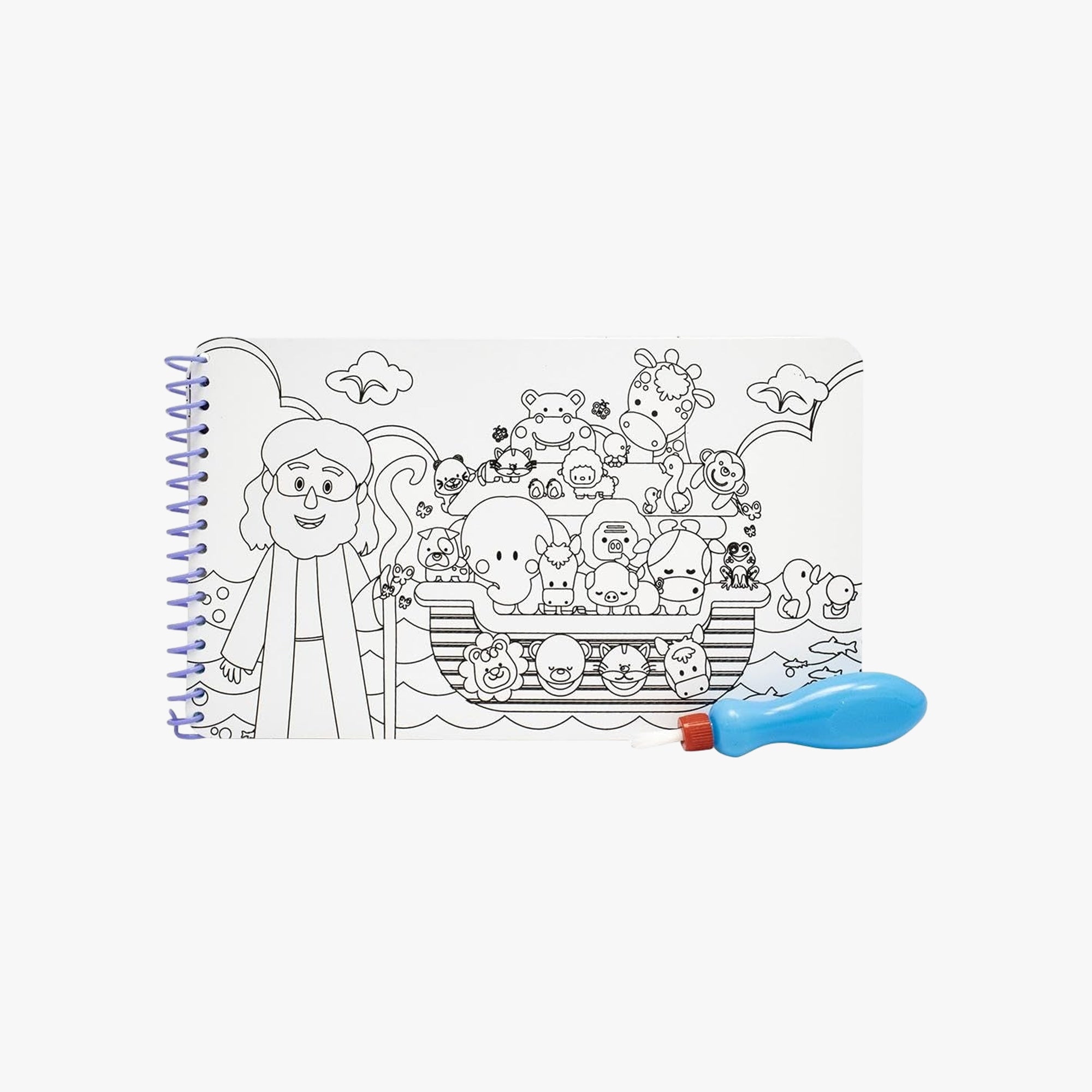 Kit com 2 Aquabook - Livro Pinta com Água e Apaga
