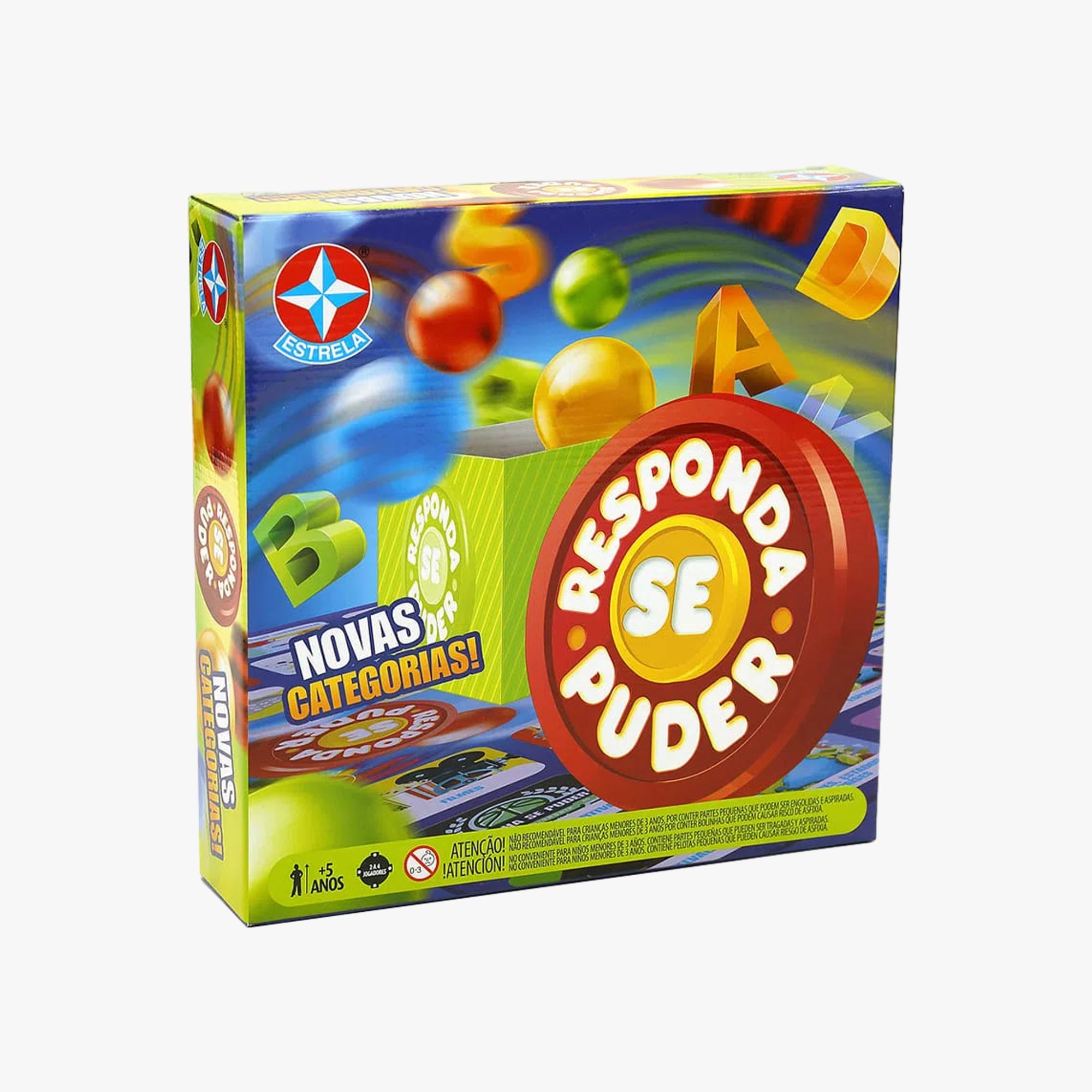 Jogo de Tabuleiro Responda Se Puder Estrela
