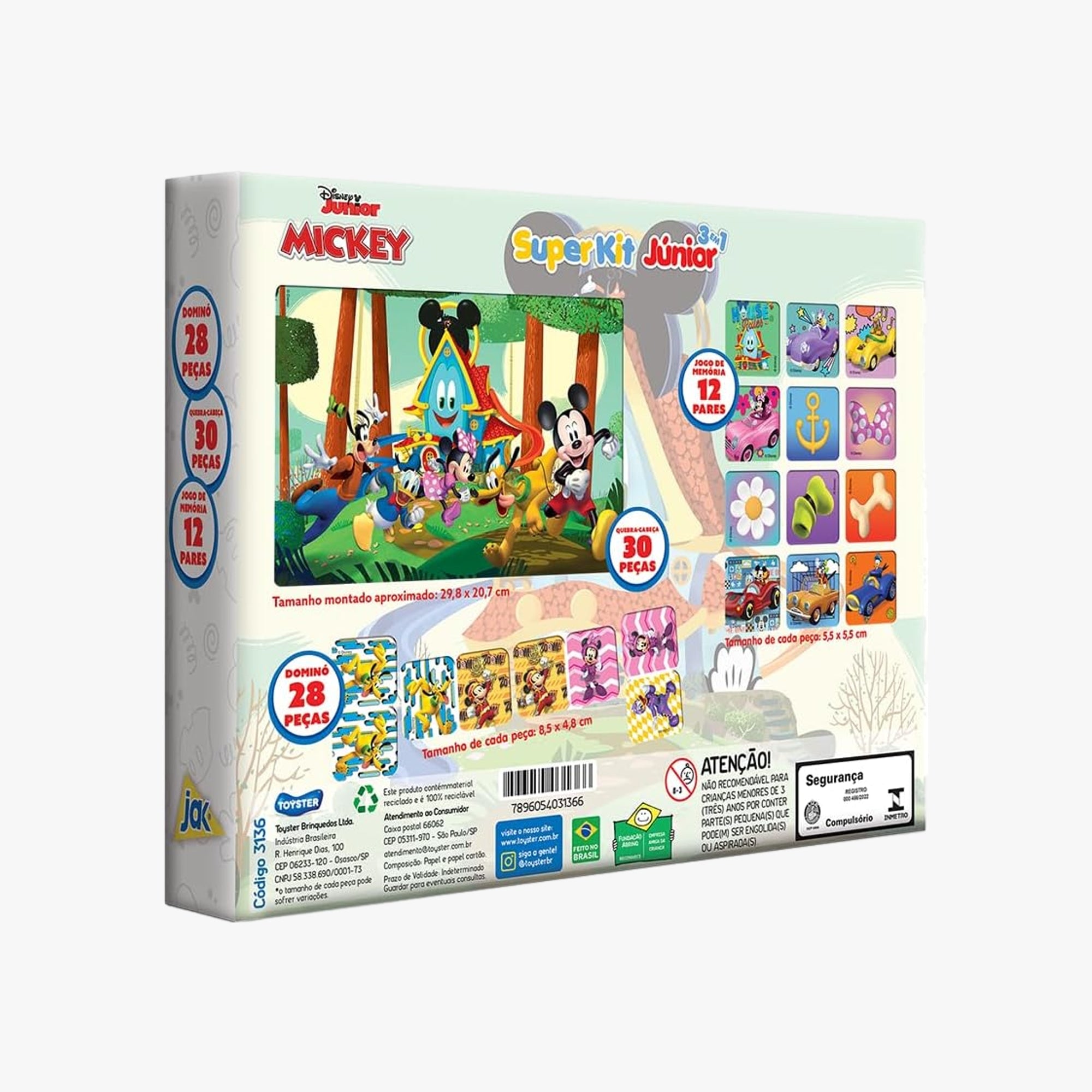 Super Kit Mickey Junior 3 em 1