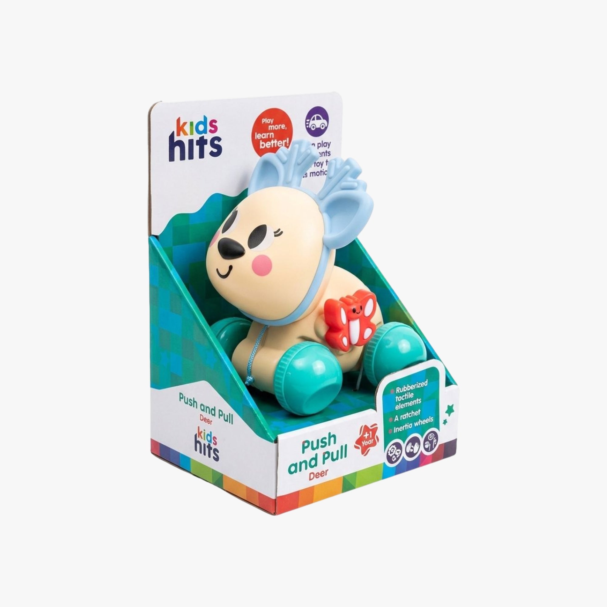 Brinquedo Infantil Puxe e Emburre Alce