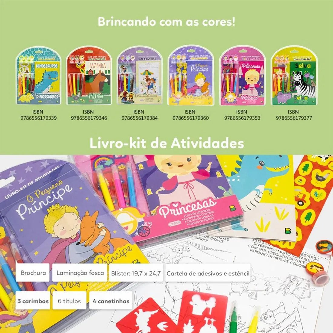 Livro Kit de Atividades: Dinossauros