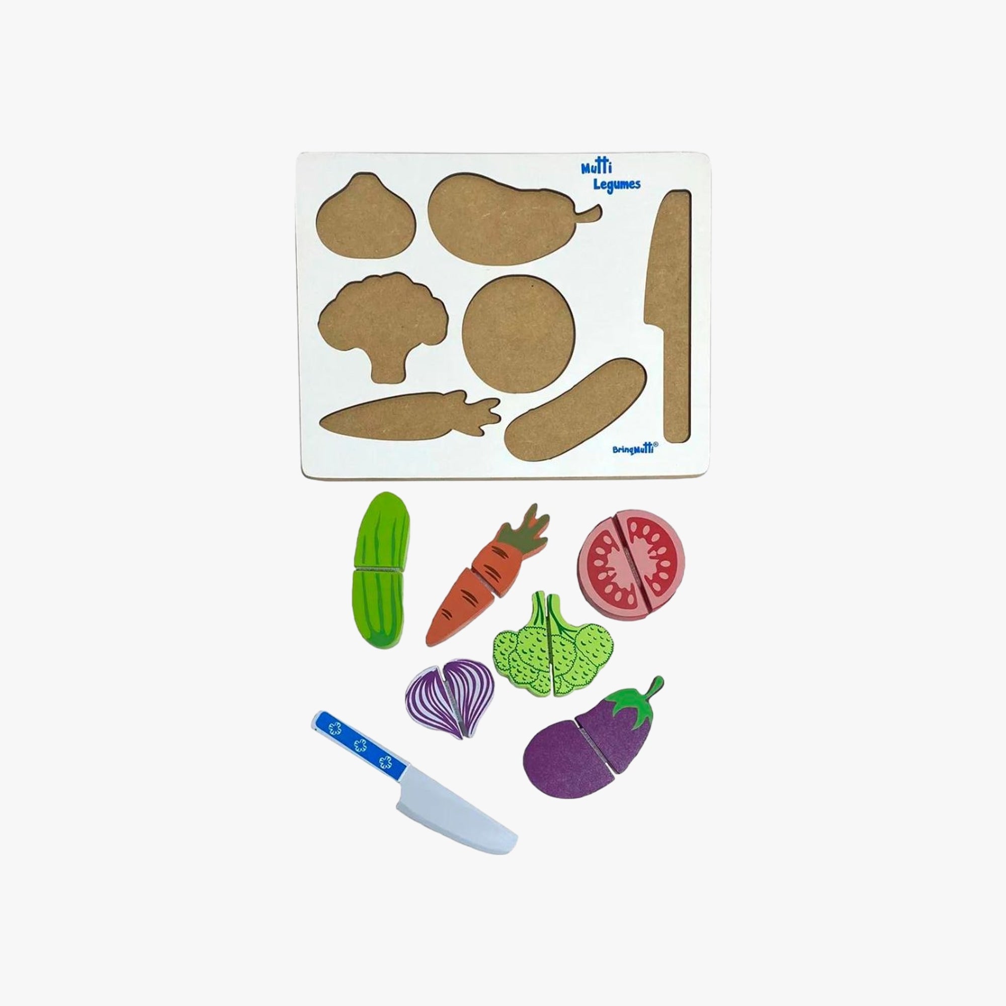 Brinquedo Educativo Legumes Velcro