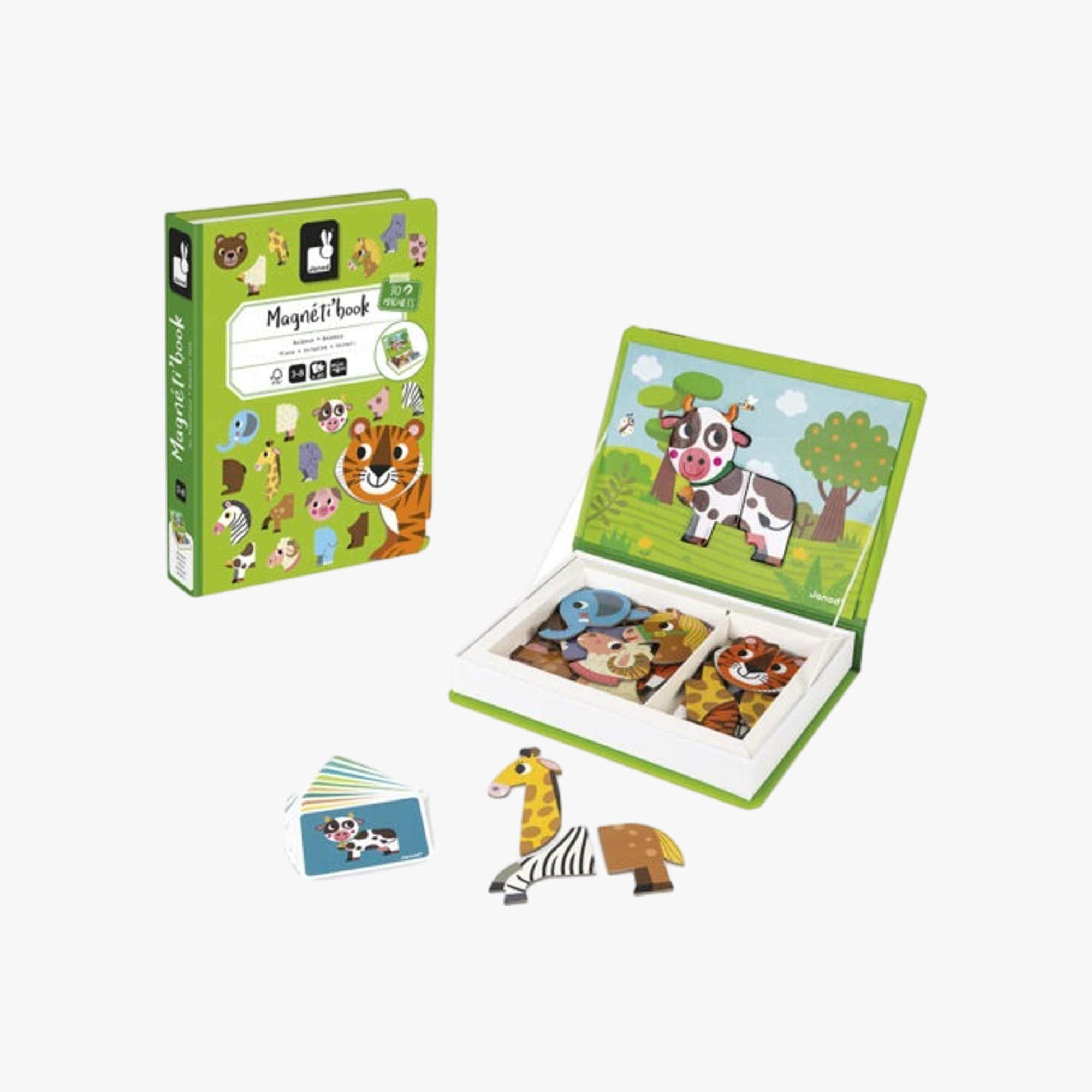 Livro Magnético Portatil Vida Animal