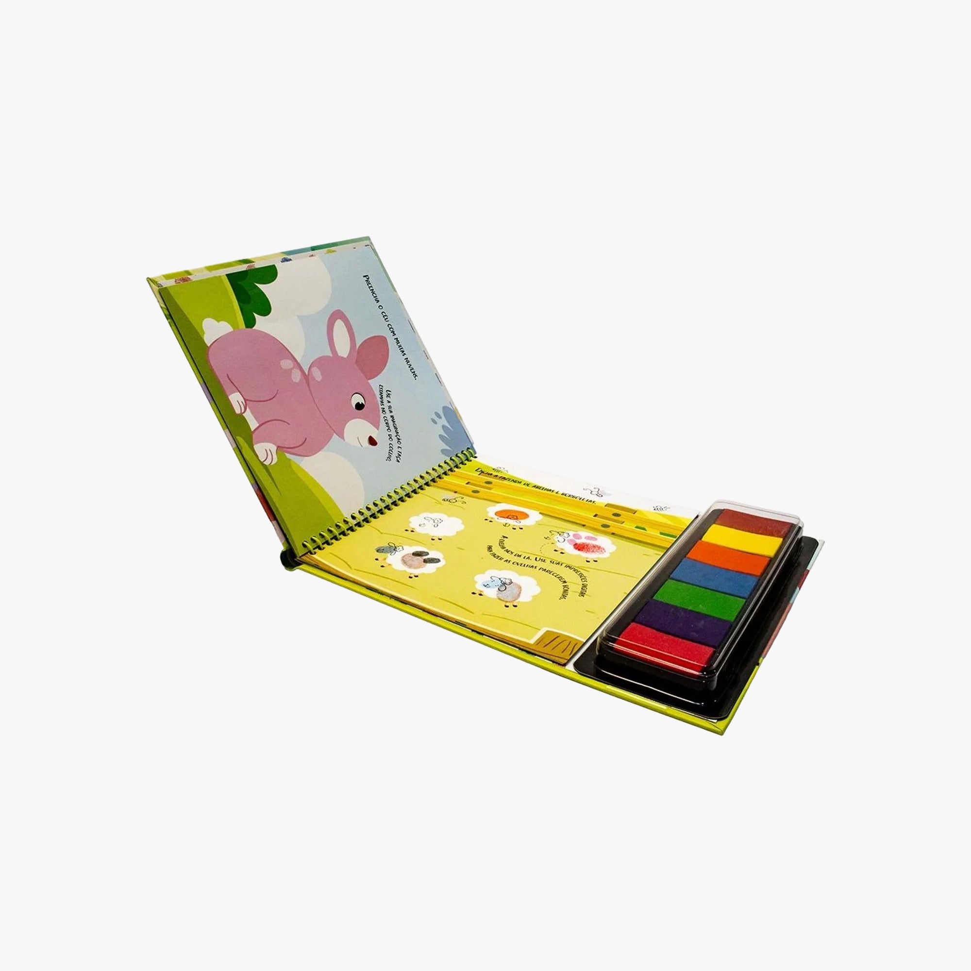 Livro de Pintura Com os Dedinhos Fazenda