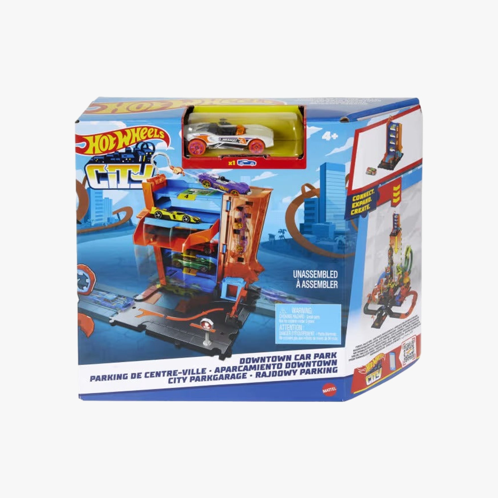 Hot Wheels City Pista de Brinquedo Garage Altura Dupla
