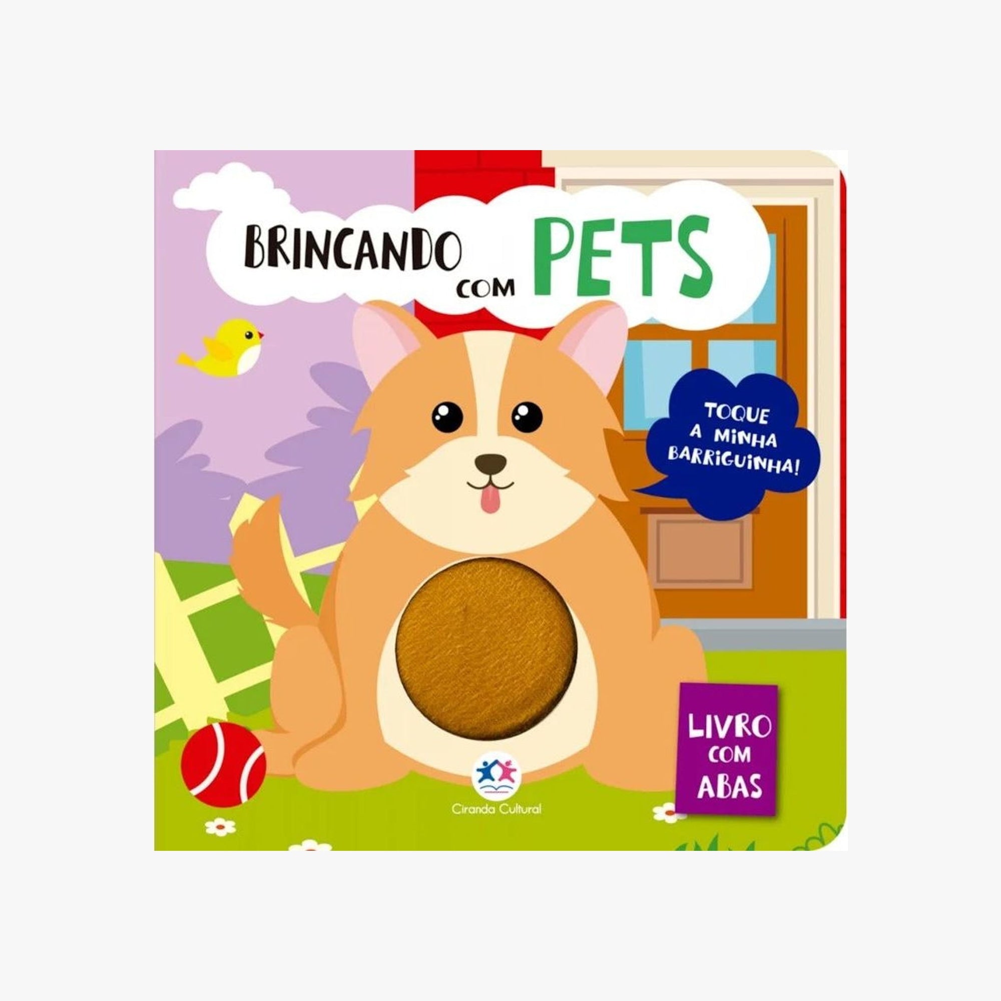 Livro Sensorial Brincando com Pets