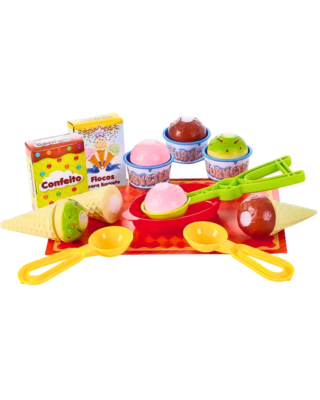 Brinquedo Infantil Faz De Conta Crec Crec - Sorveteria