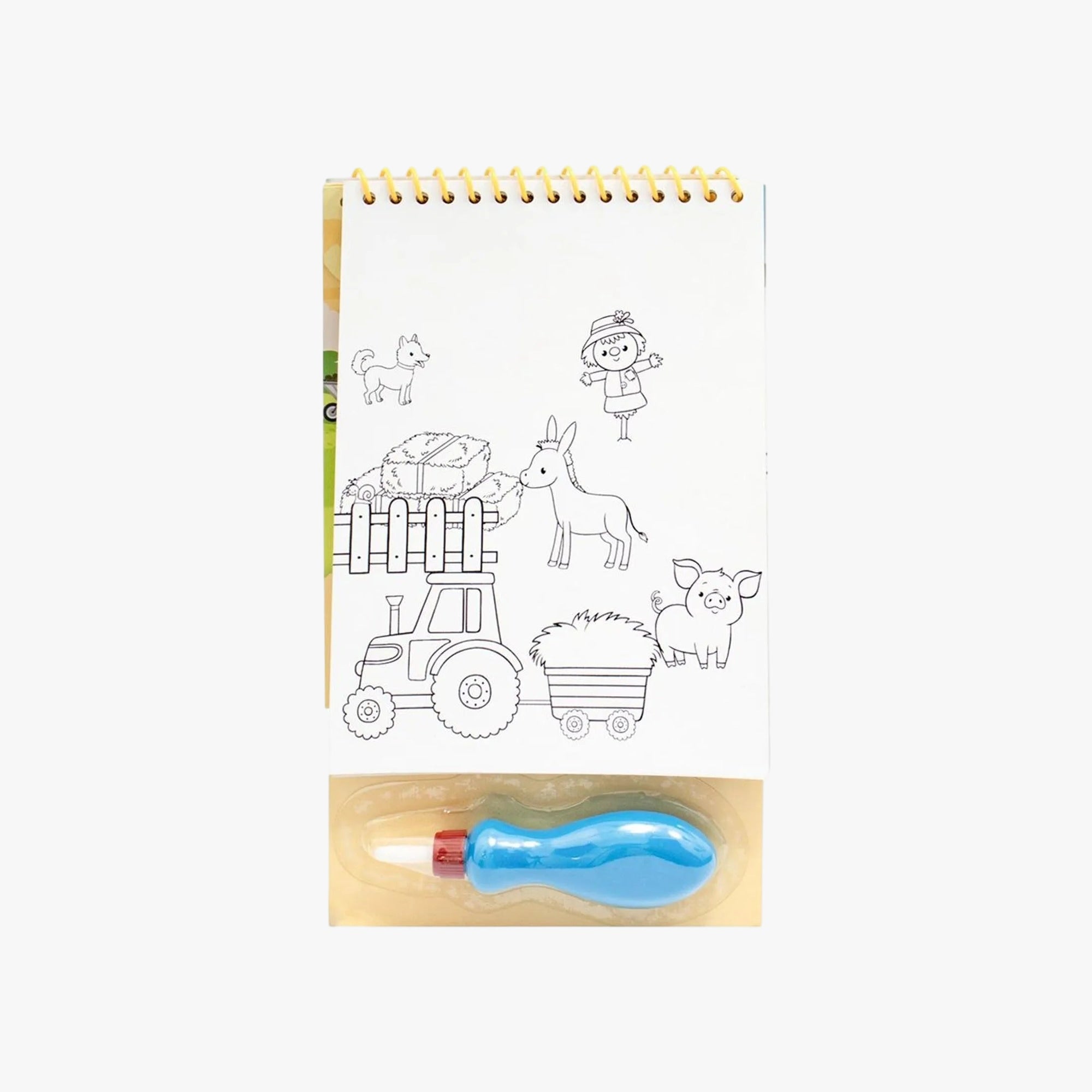 Livro Infantil Aquabook Com Atividade Fazenda