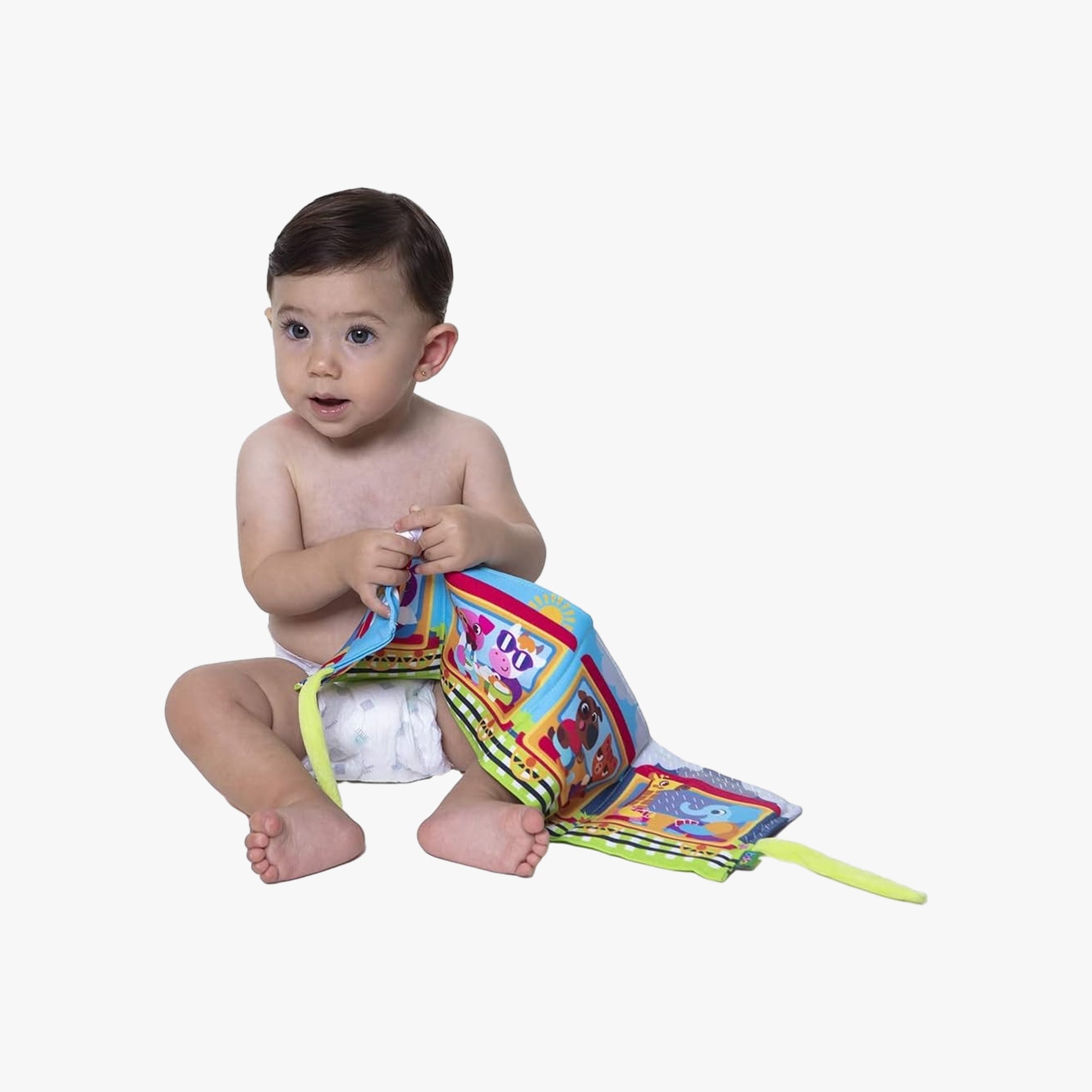 Livro de Tecido Para Bebê Trenzinho