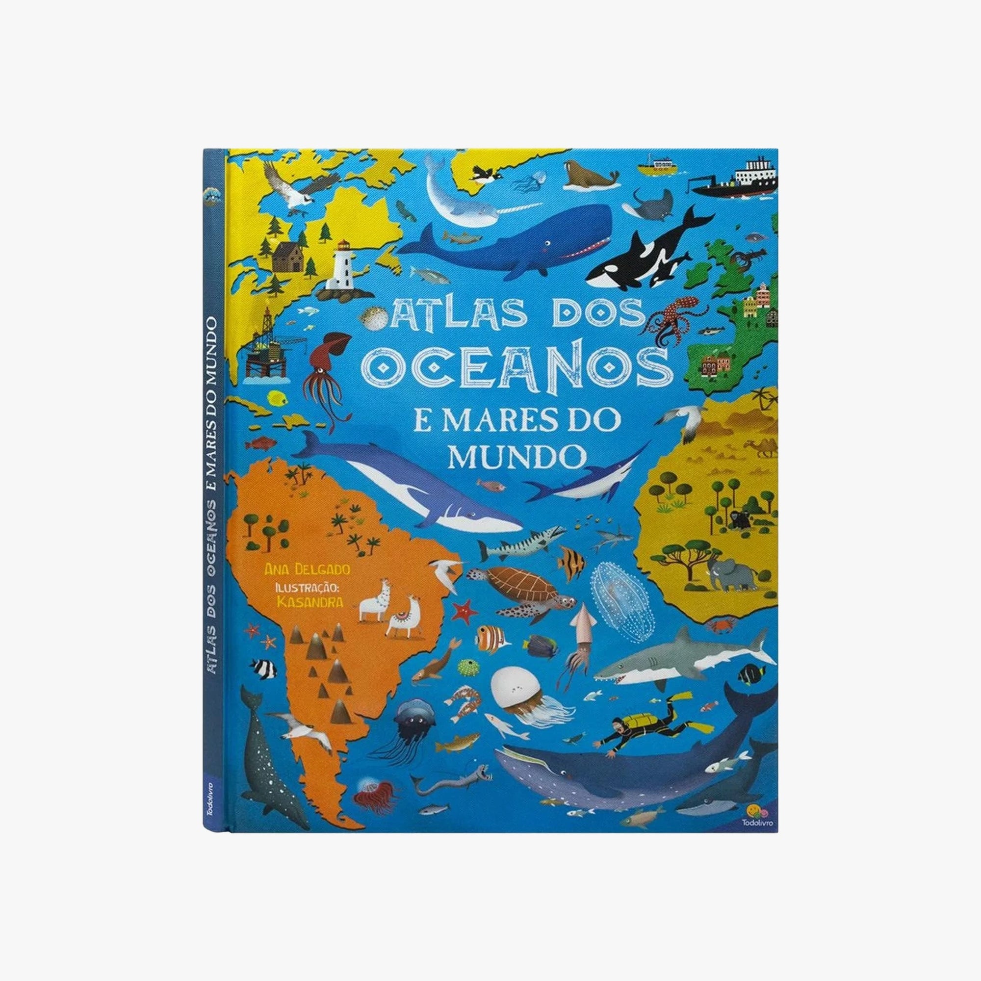 Livro Grandes: Atlas dos Oceanos e Mares do Mundo