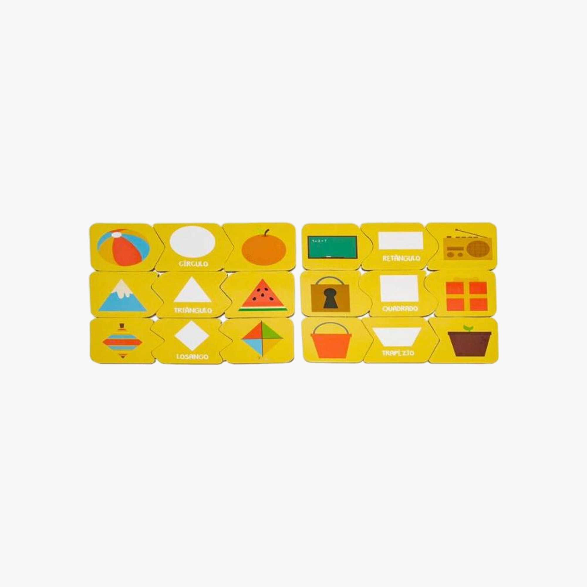 Kit Quebra-Cabeça e Livro Formas