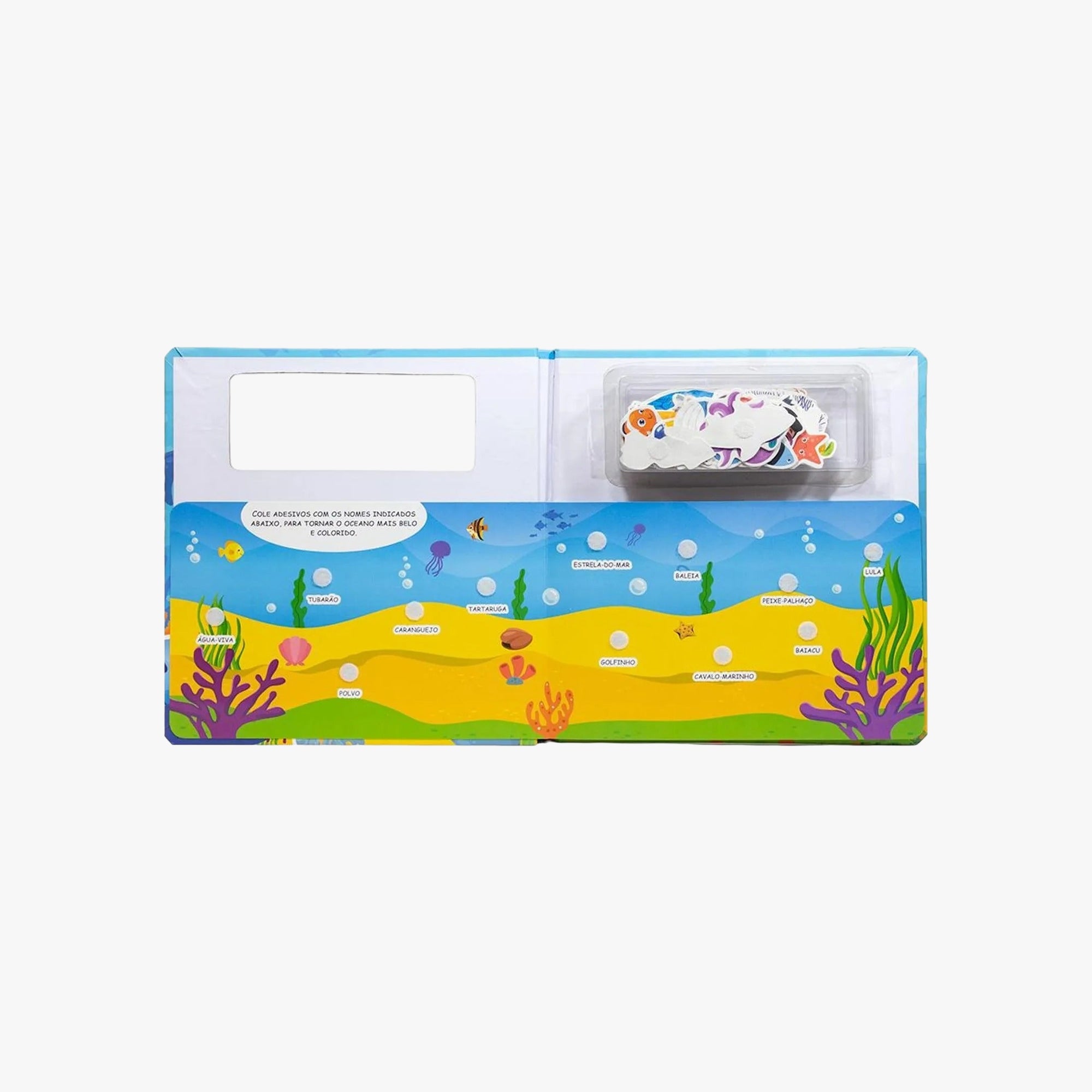 Livro Peças Mágicas - Um livro com velcro: Oceano