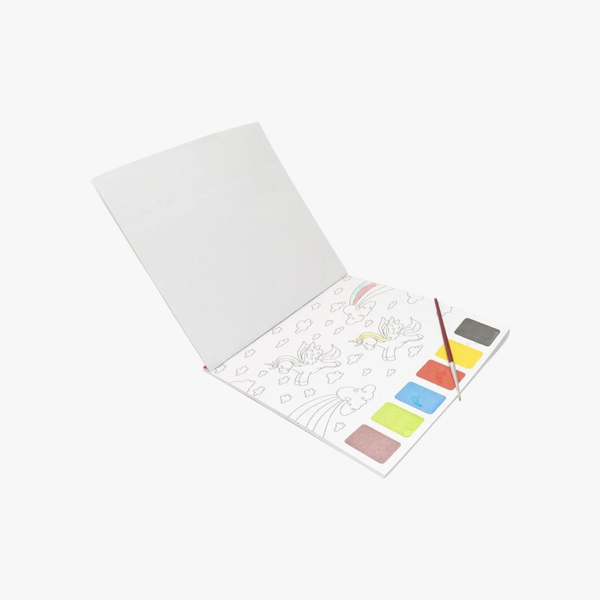 Livro Pintando com Água Unicórnio