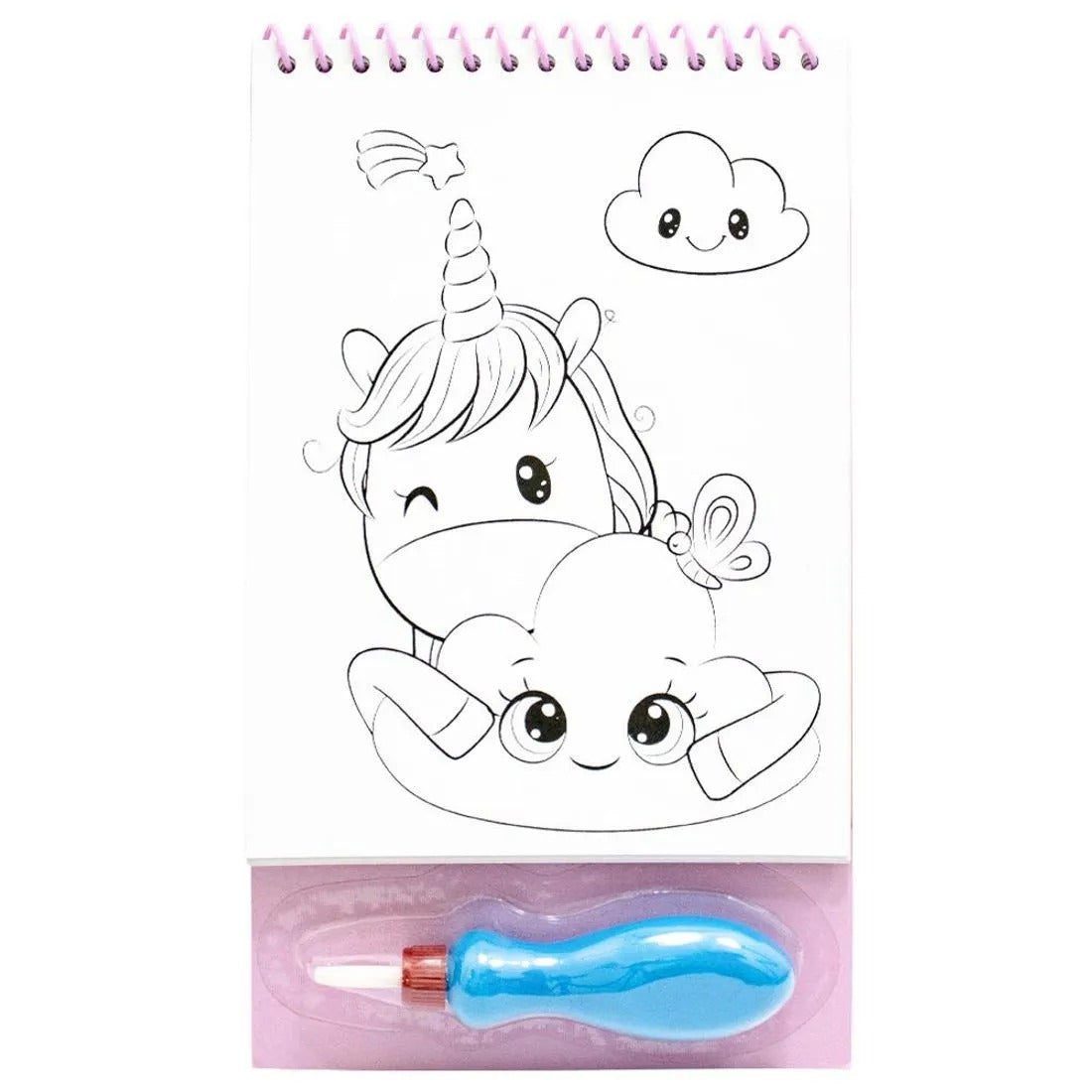 Livro Infantil Aquabook Com Atividade Unicórnio