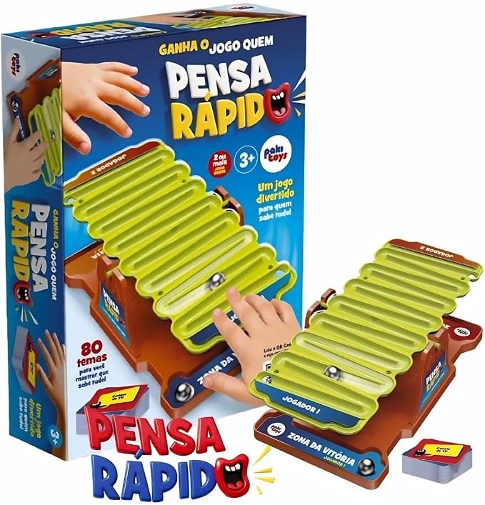 Jogo Desafio Pensa Rápido Interativo Dinâmico 80 Temas