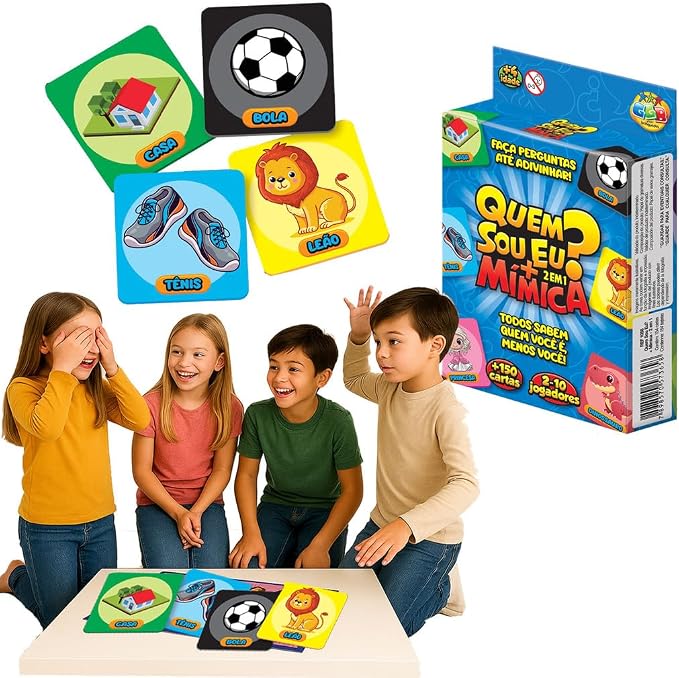Jogo Quem Sou Eu + Mimica - 2 em 1