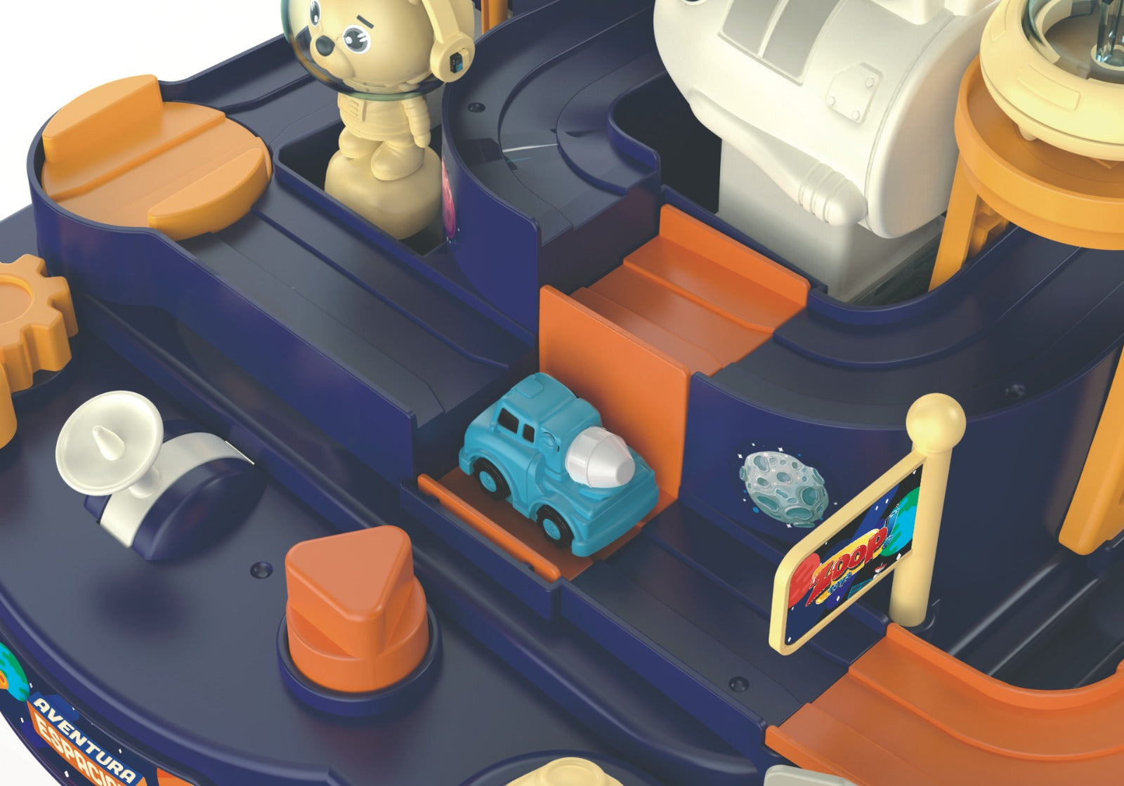 Brinquedo Infantil Pista de Carrinhos - Aventura Espacial