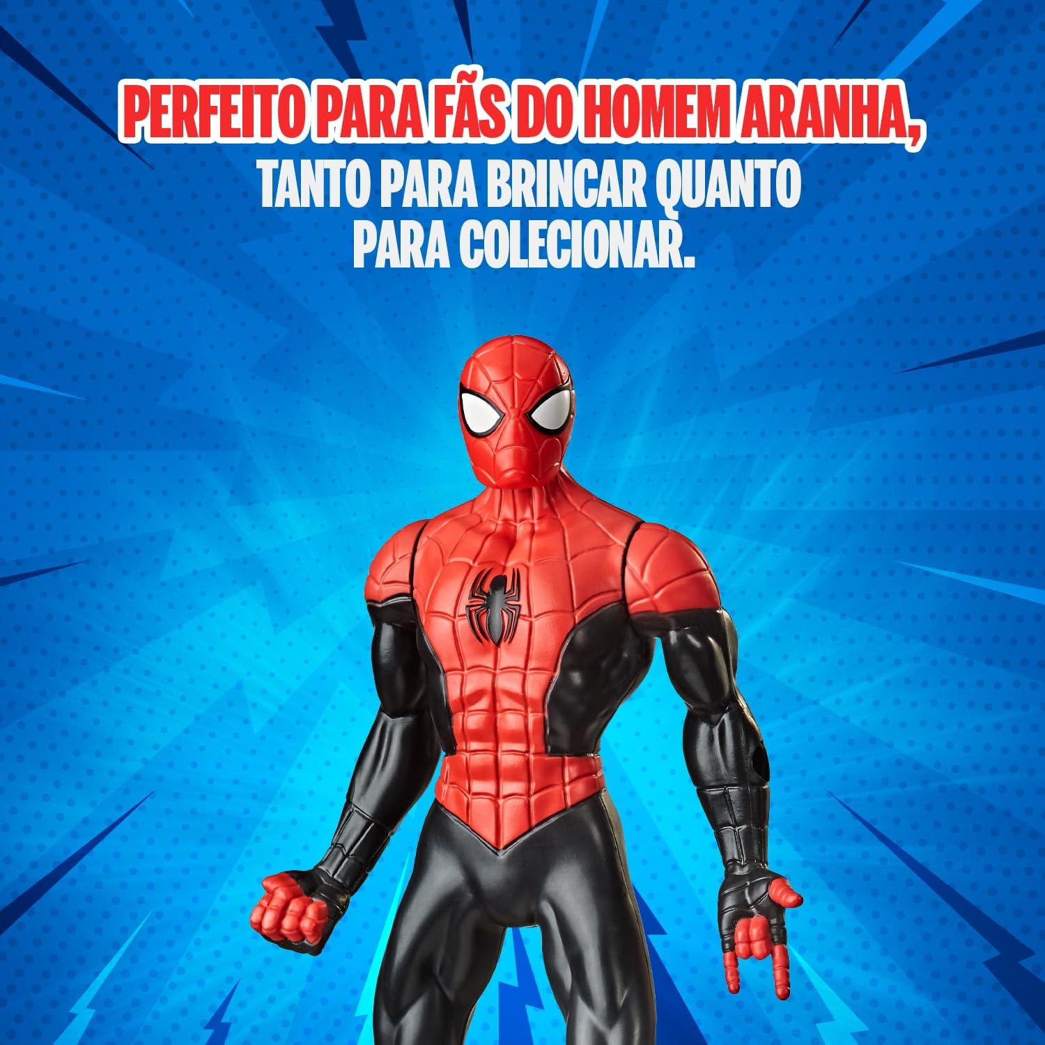 Brinquedo Boneco Homem-Aranha - Marvel, Action Figure, Figura Articulada em Grande Escala com 24 cm