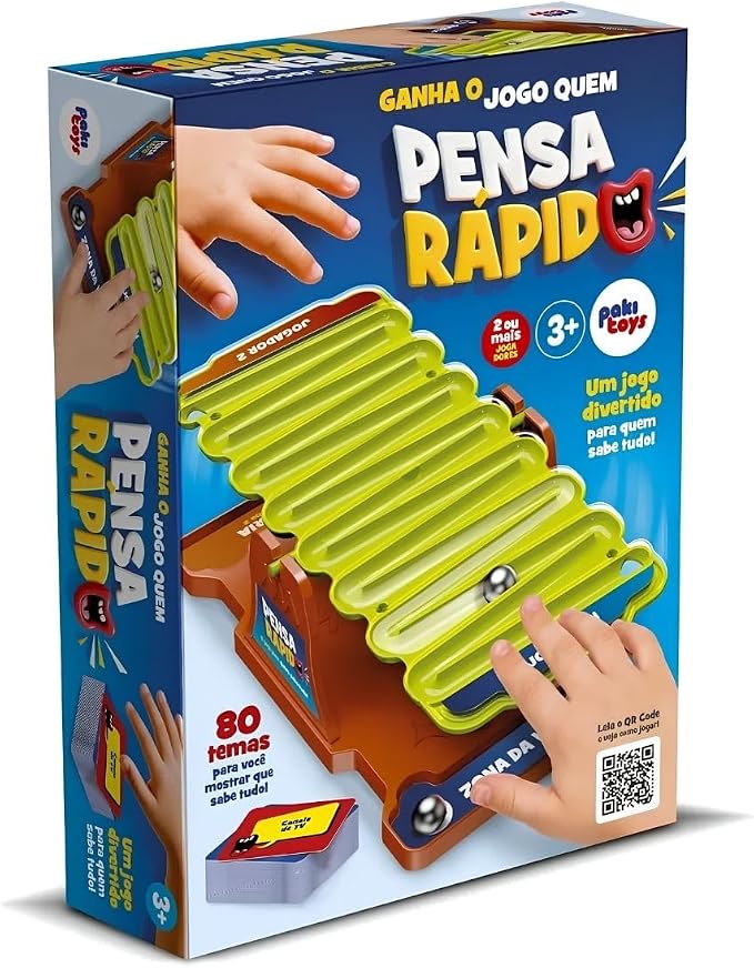 Jogo Desafio Pensa Rápido Interativo Dinâmico 80 Temas