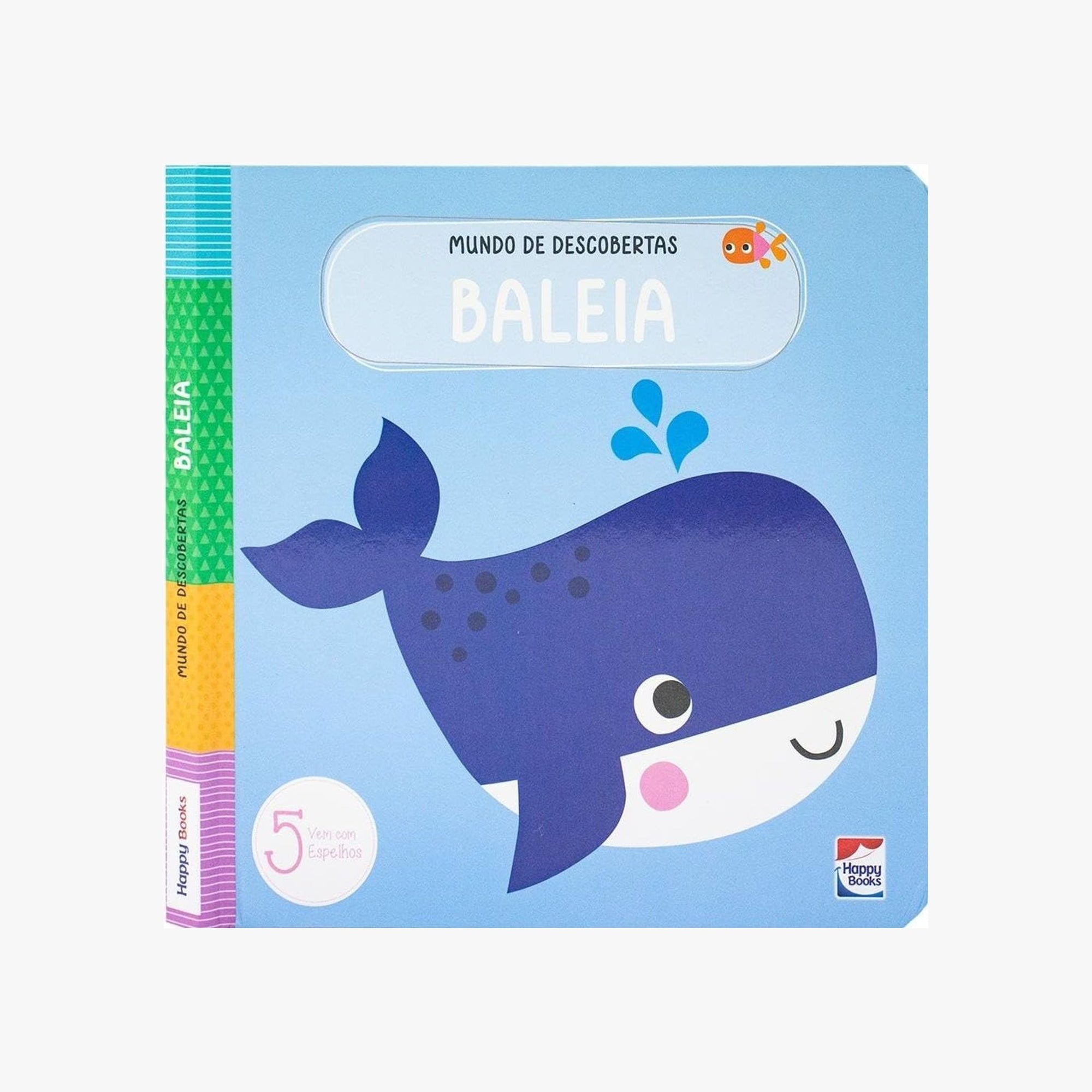 Livro infantil Mundo de Descobertas — Baleia