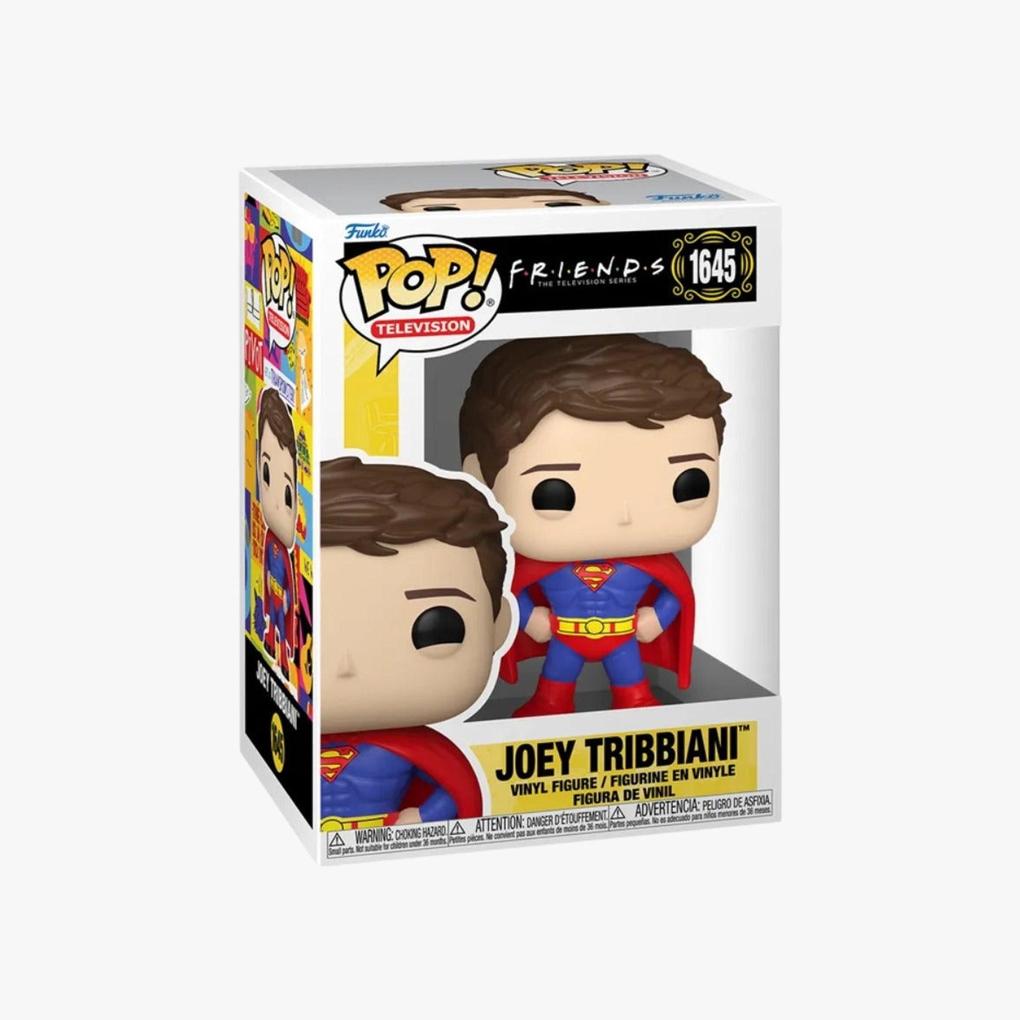 Boneco Funko Pop! Friends - Joey Fantasiado de Super-Homem