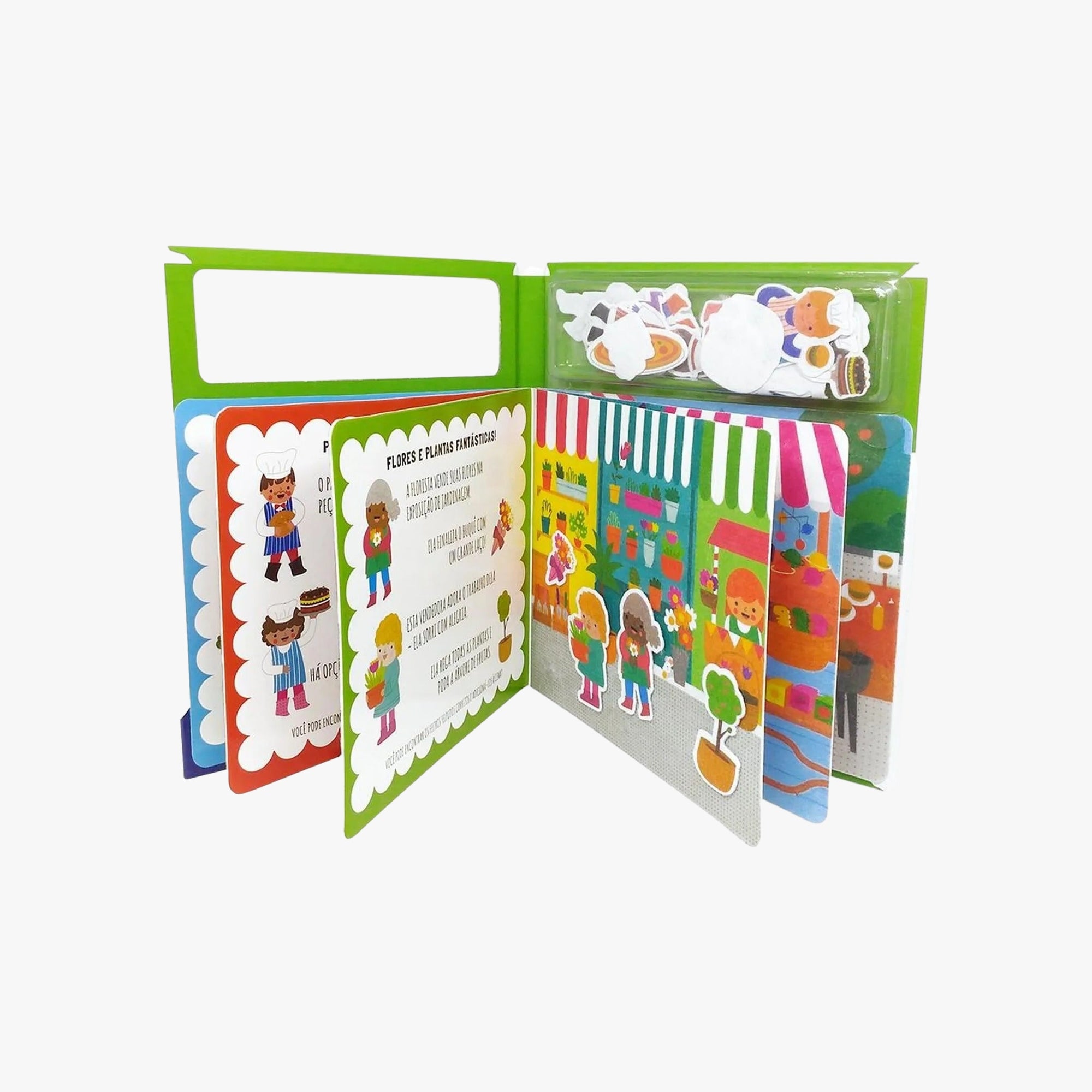 Livro Amigos de Feltro: Olá, Mercado!
