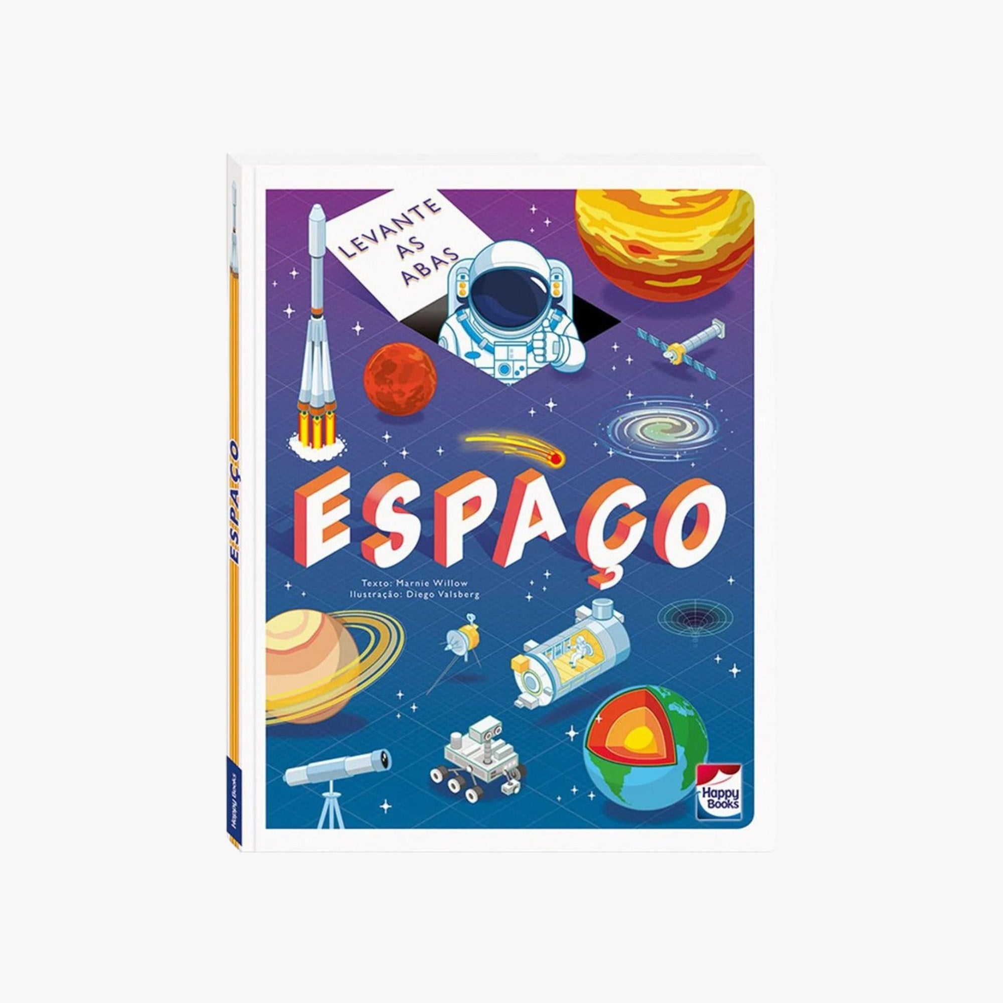 Livro Infantil Levante e Descubra Espaço - Com Abas