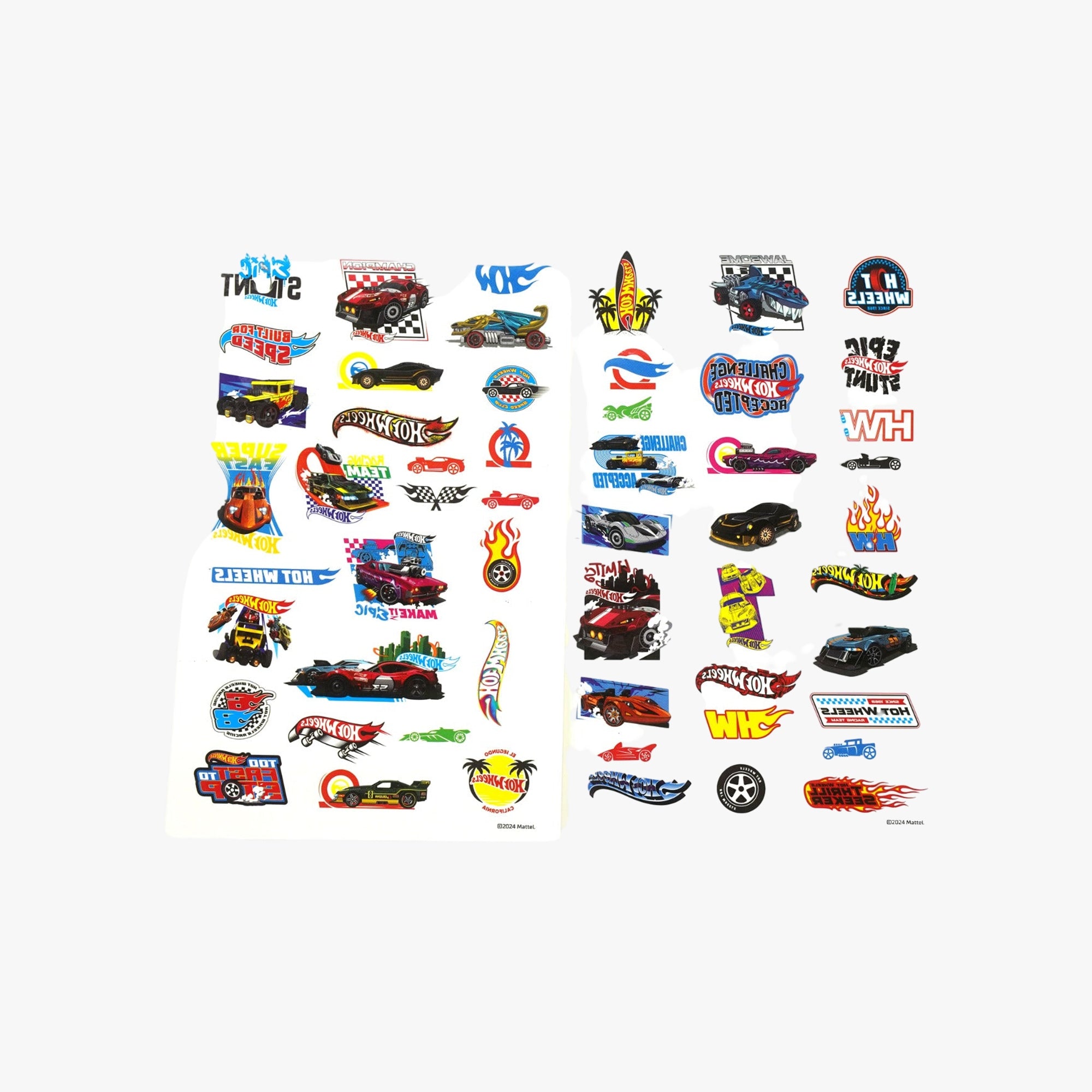 Conjunto de Tatuagem Infantil Hot Wheels