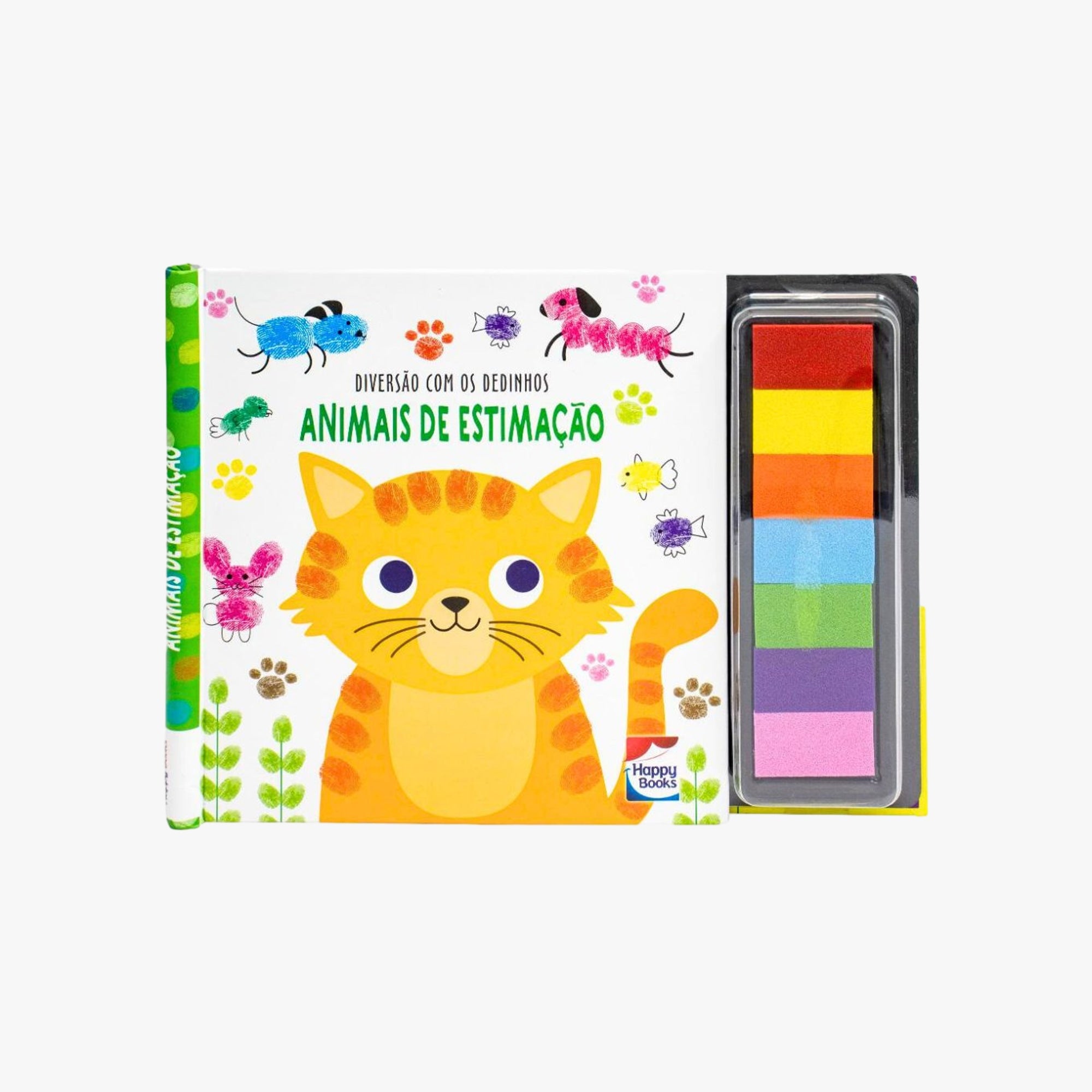 Livro de Pintura Com os Dedinhos Animais de Estimação