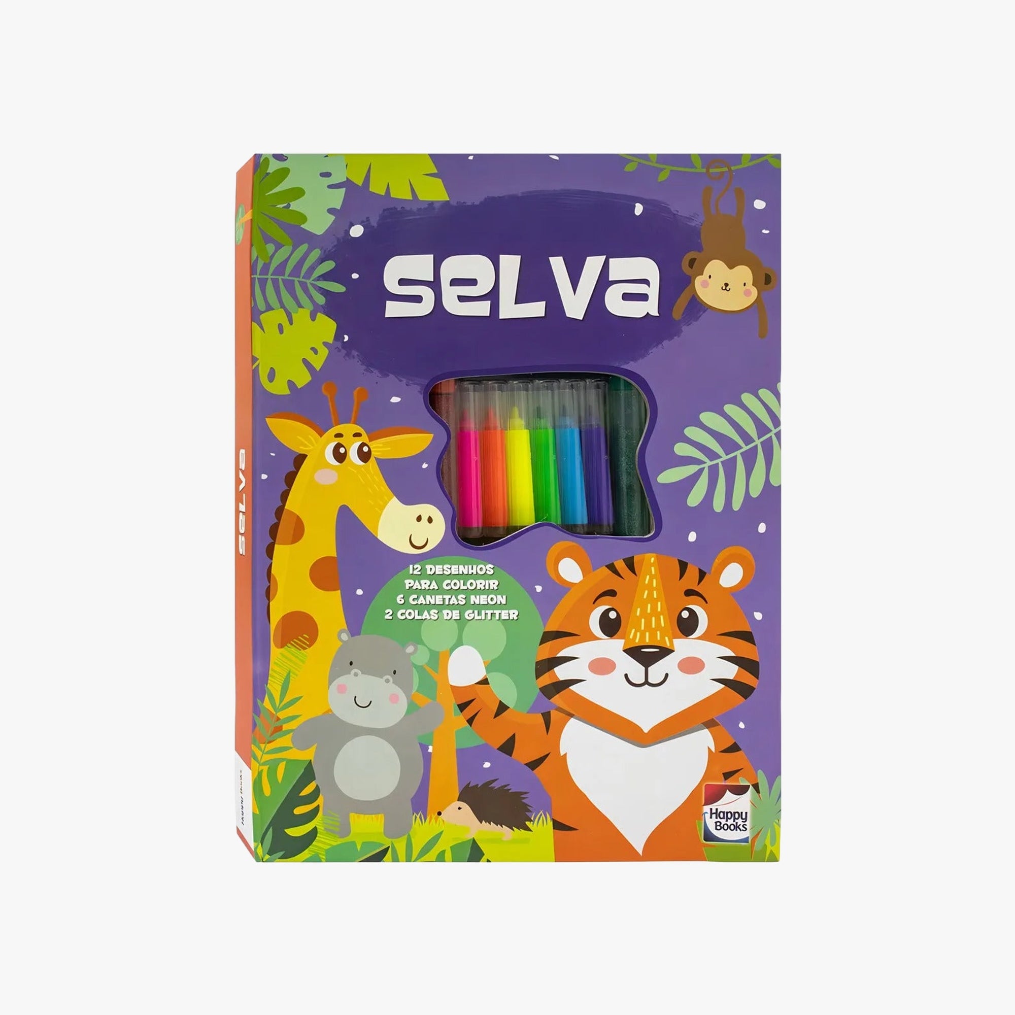 Meu Adorável Superkit De Colorir: Selva