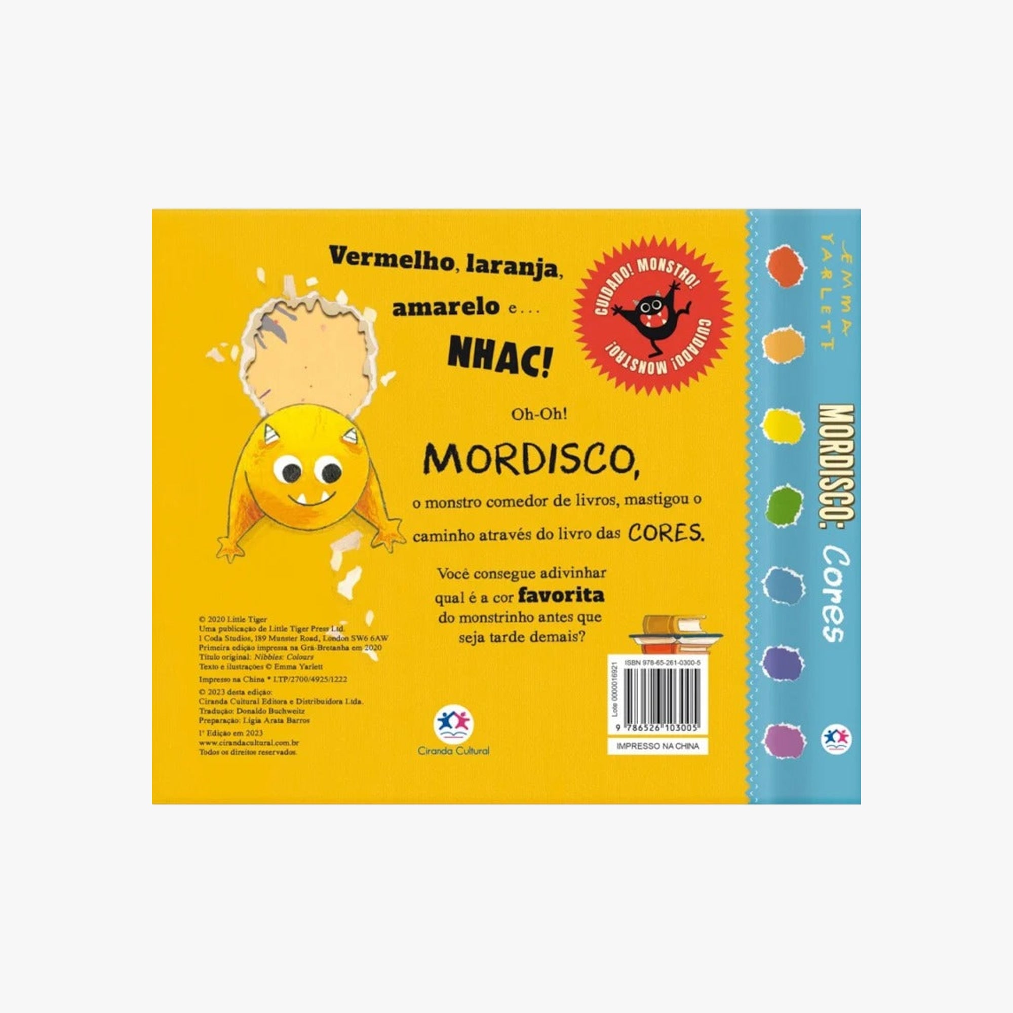 Livro Capa Dura Mordisco - Cores