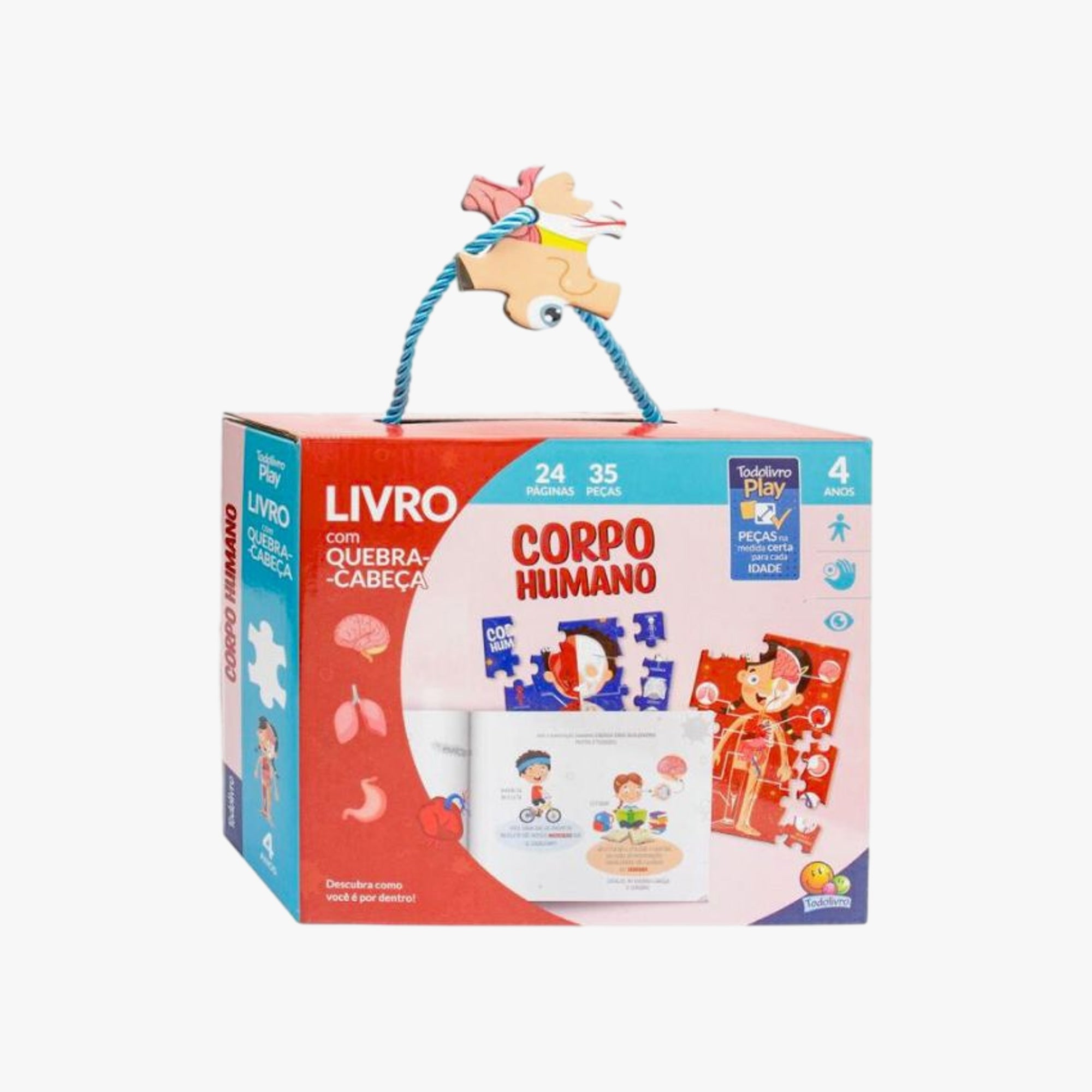 Livro Quebra-Cabeça e Livro Corpo Humano