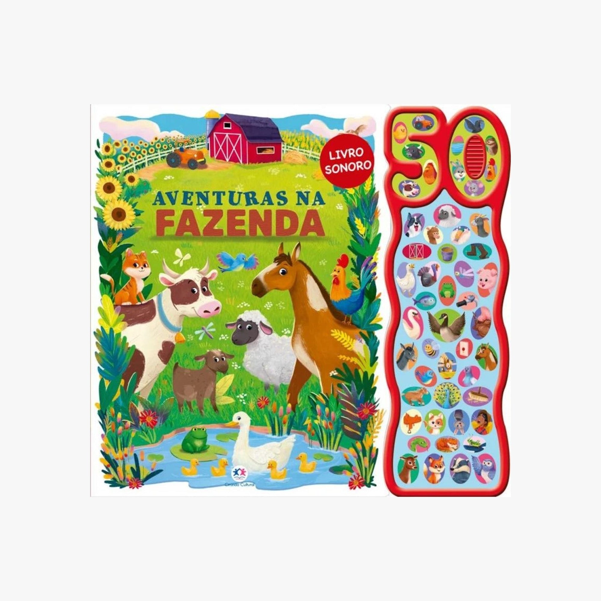 Livro Sonoro Aventuras na fazenda