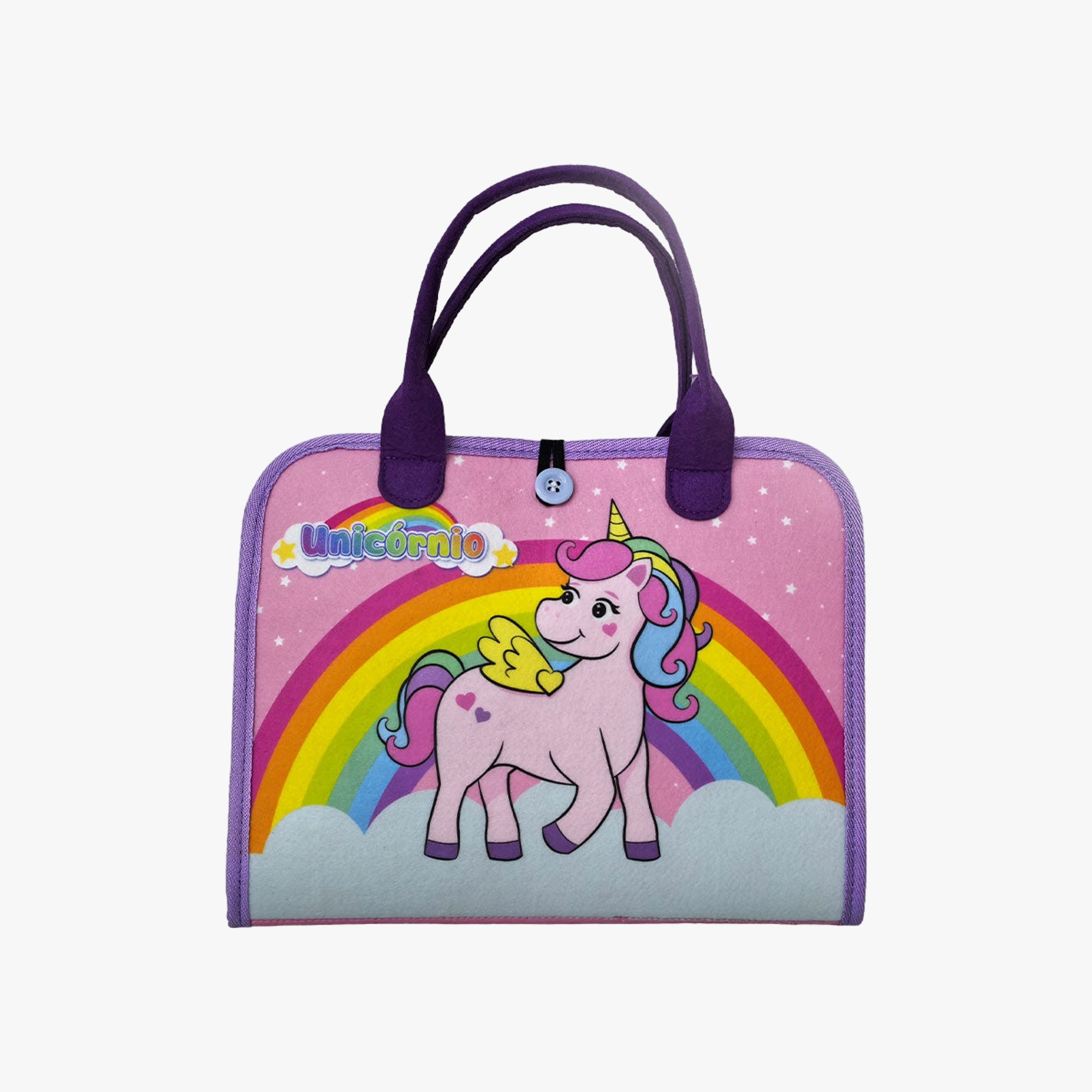 Embalagem da maleta de atividades DM Toys Aprenda Brincando