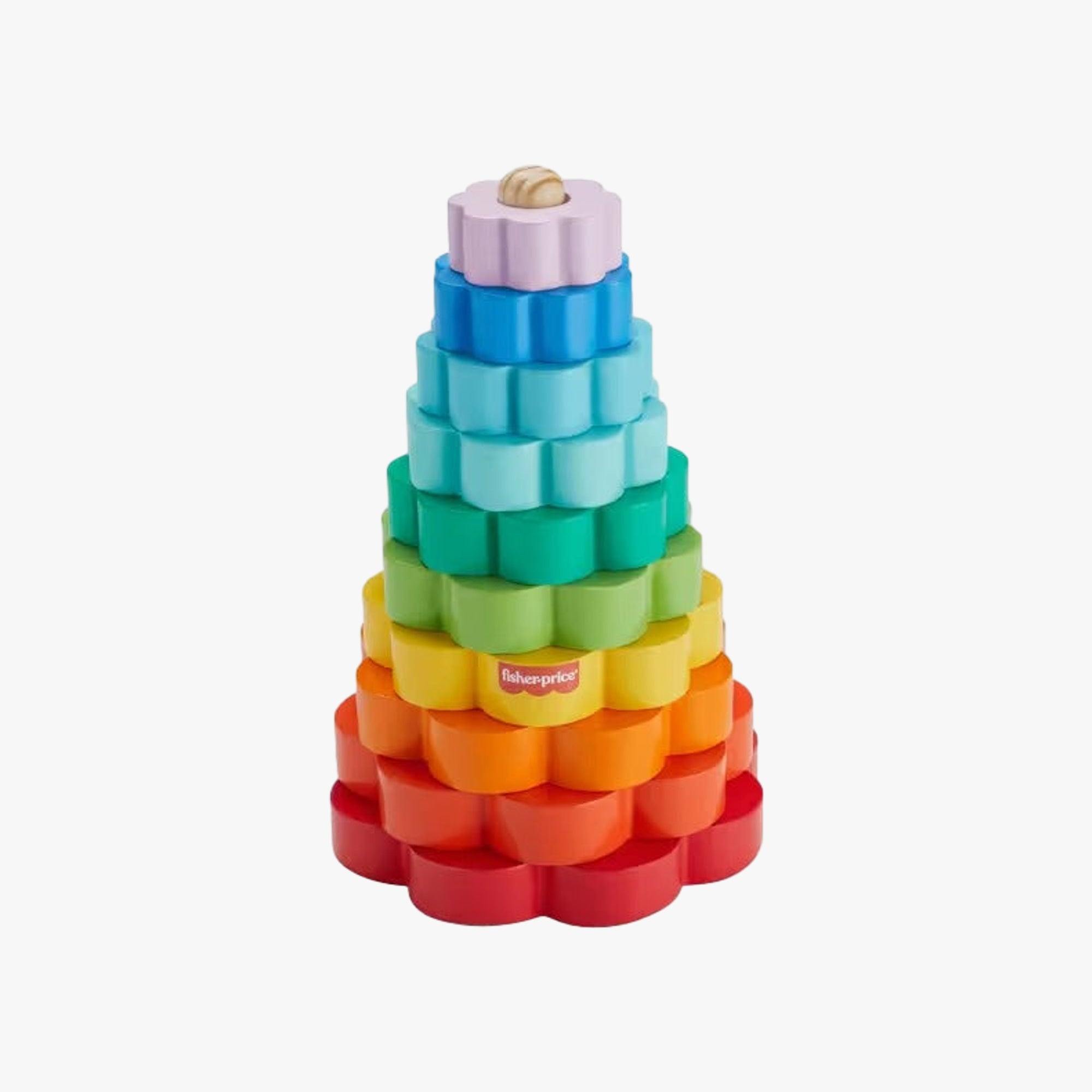 Brinquedo Anéis Empilháveis de Madeira