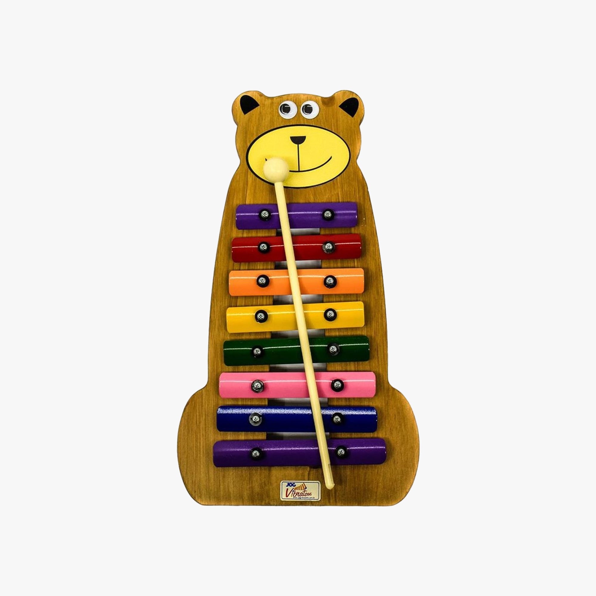 Brinquedo Musical Metalofone Infantil Ursinho