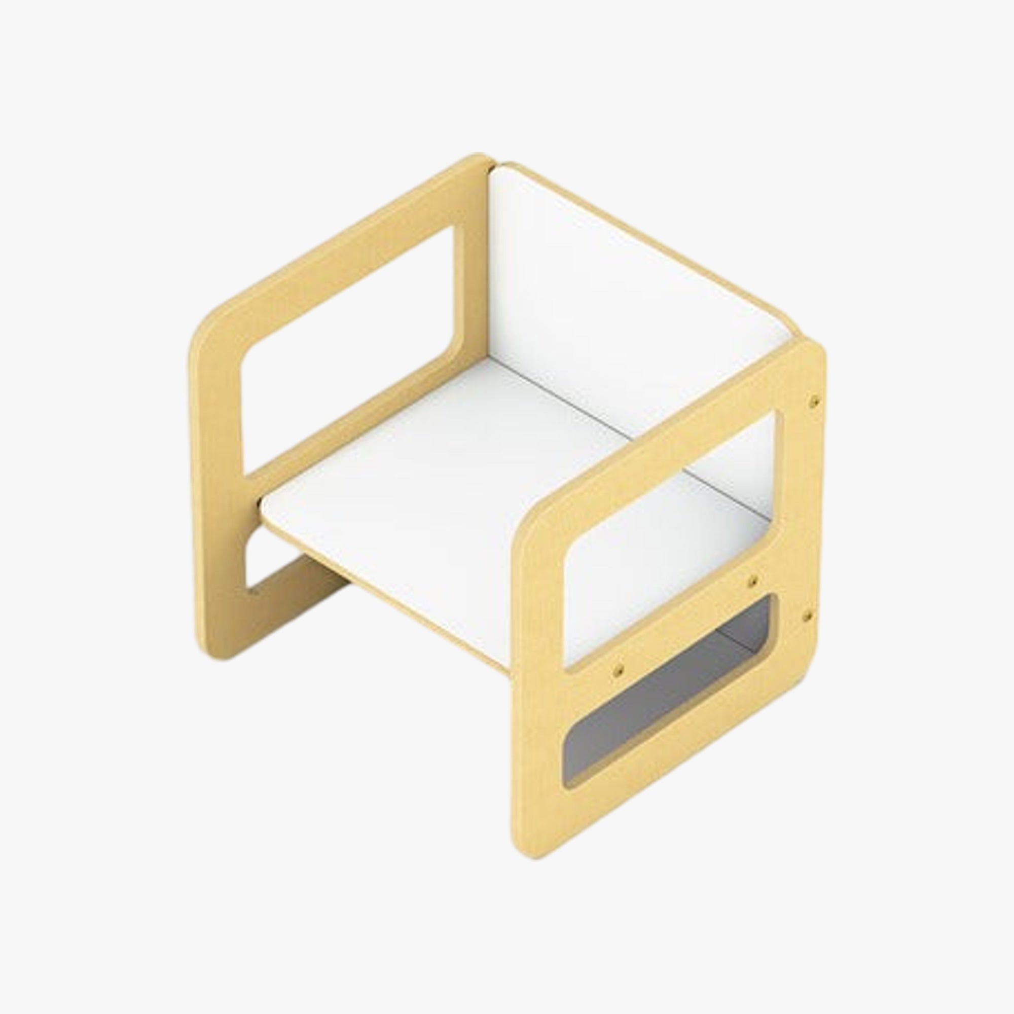 Cadeira Cubo Montessori em madeira