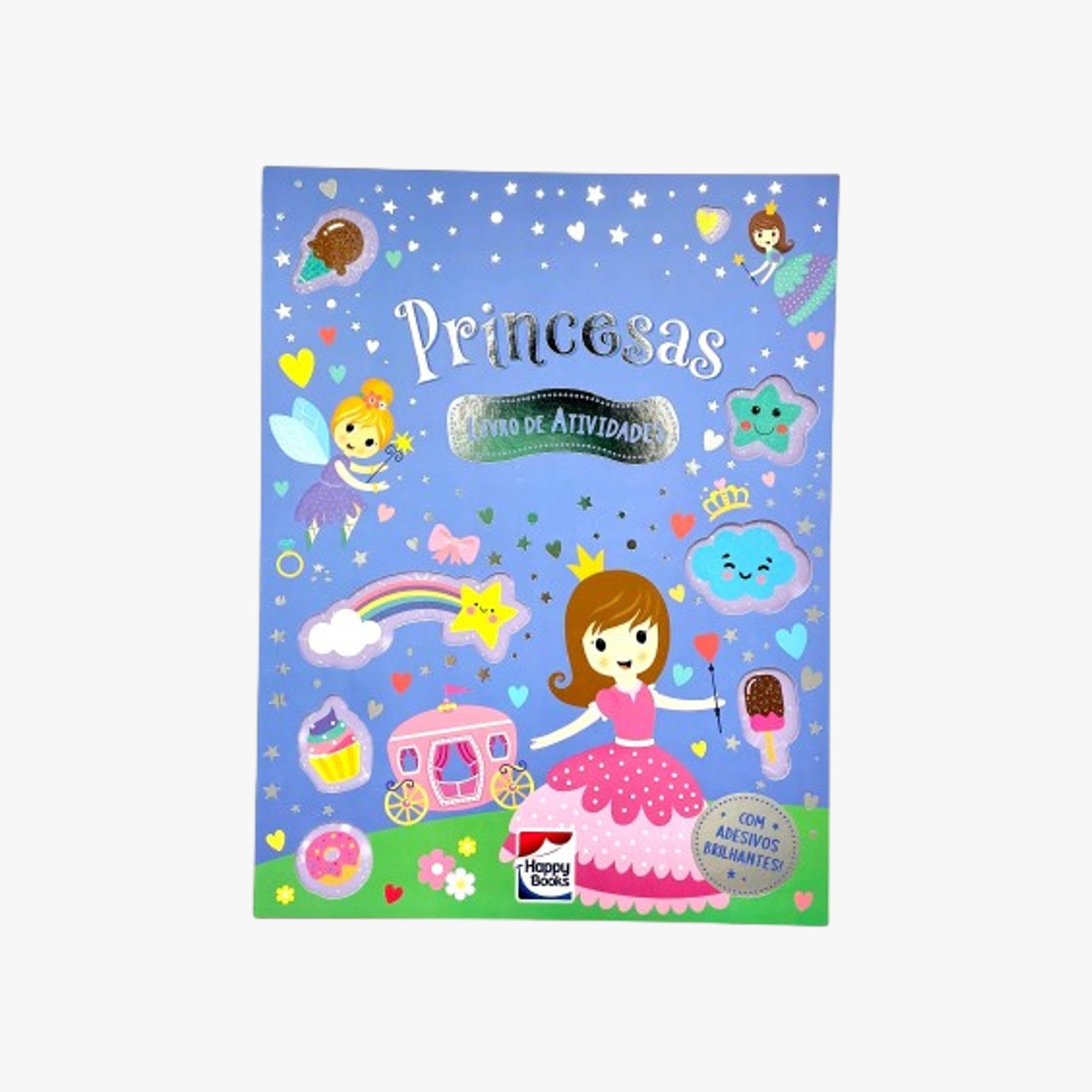 Meu Livro de Adesivos Brilhantes Princesas