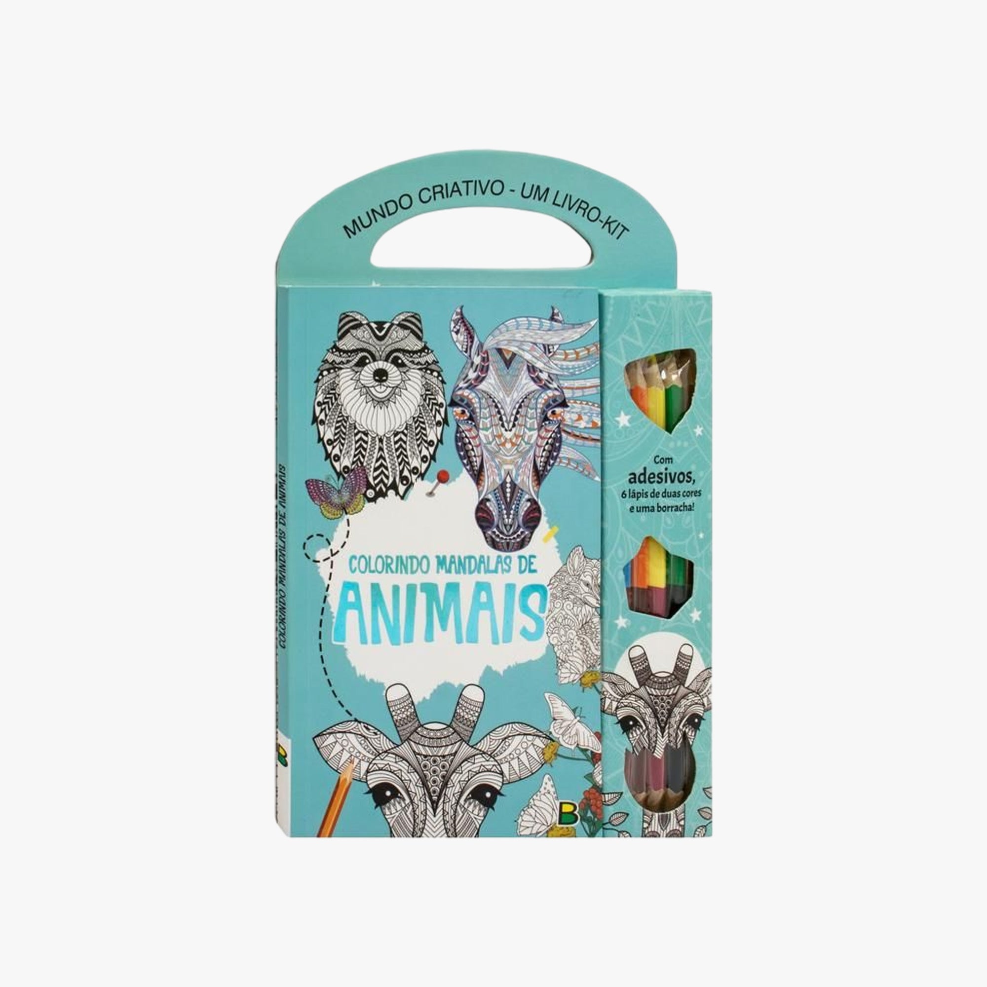Livro Kit Mundo Criativo Mandalas e Animais