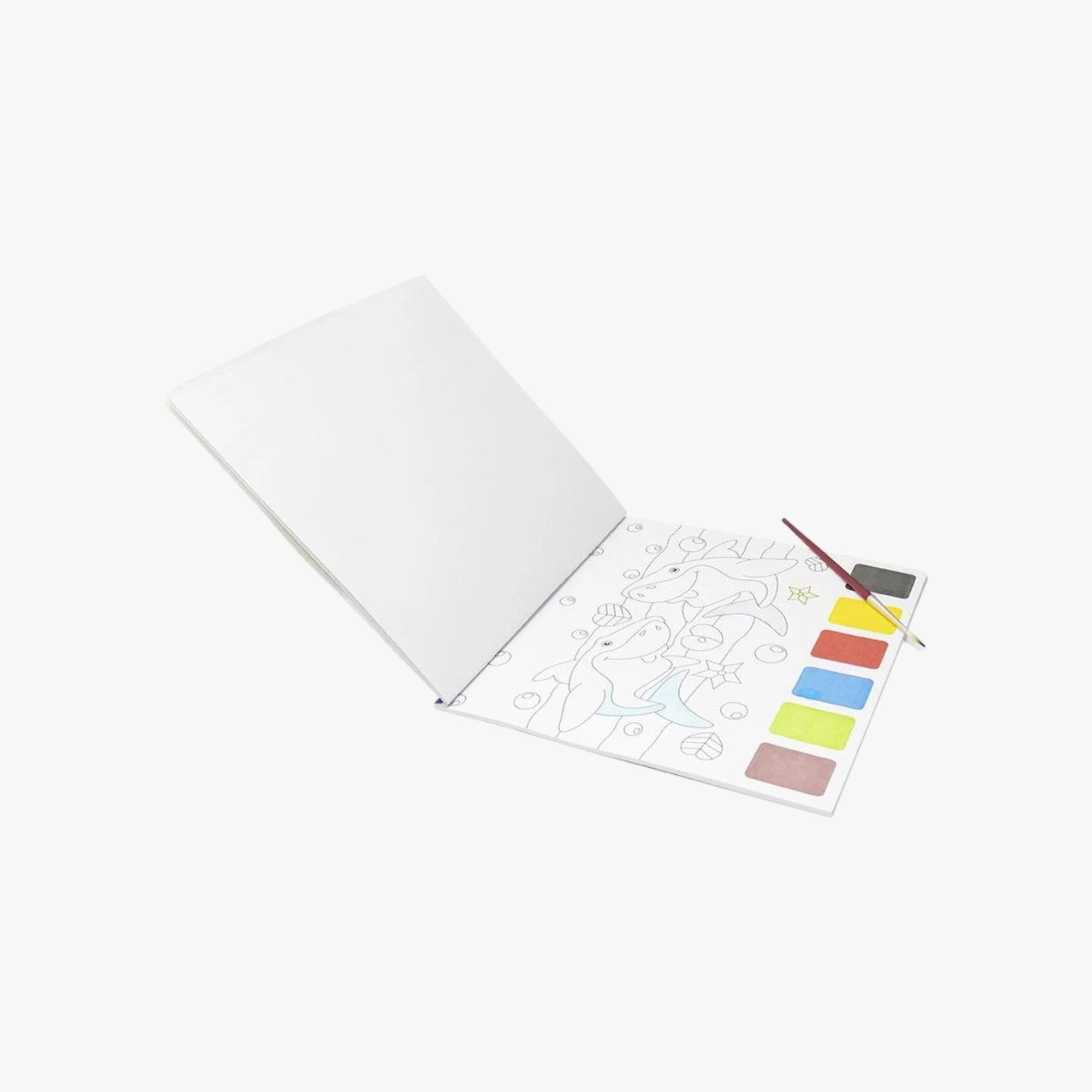 Livro Pintando com Água Oceano