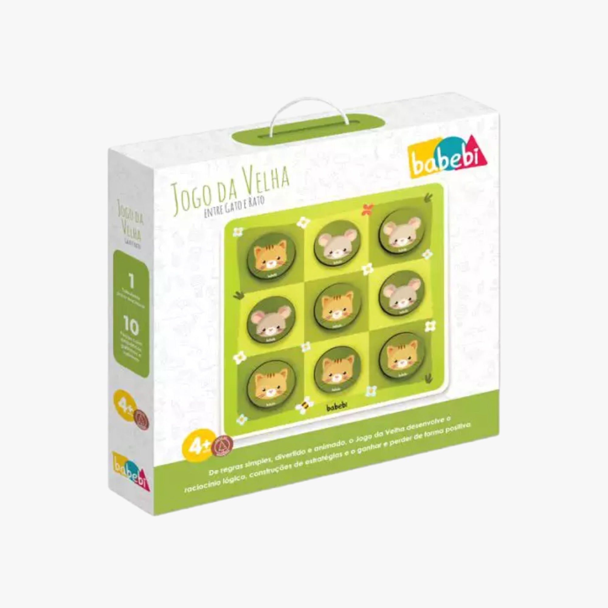 Jogo da Velha Infantil Gato e Rato