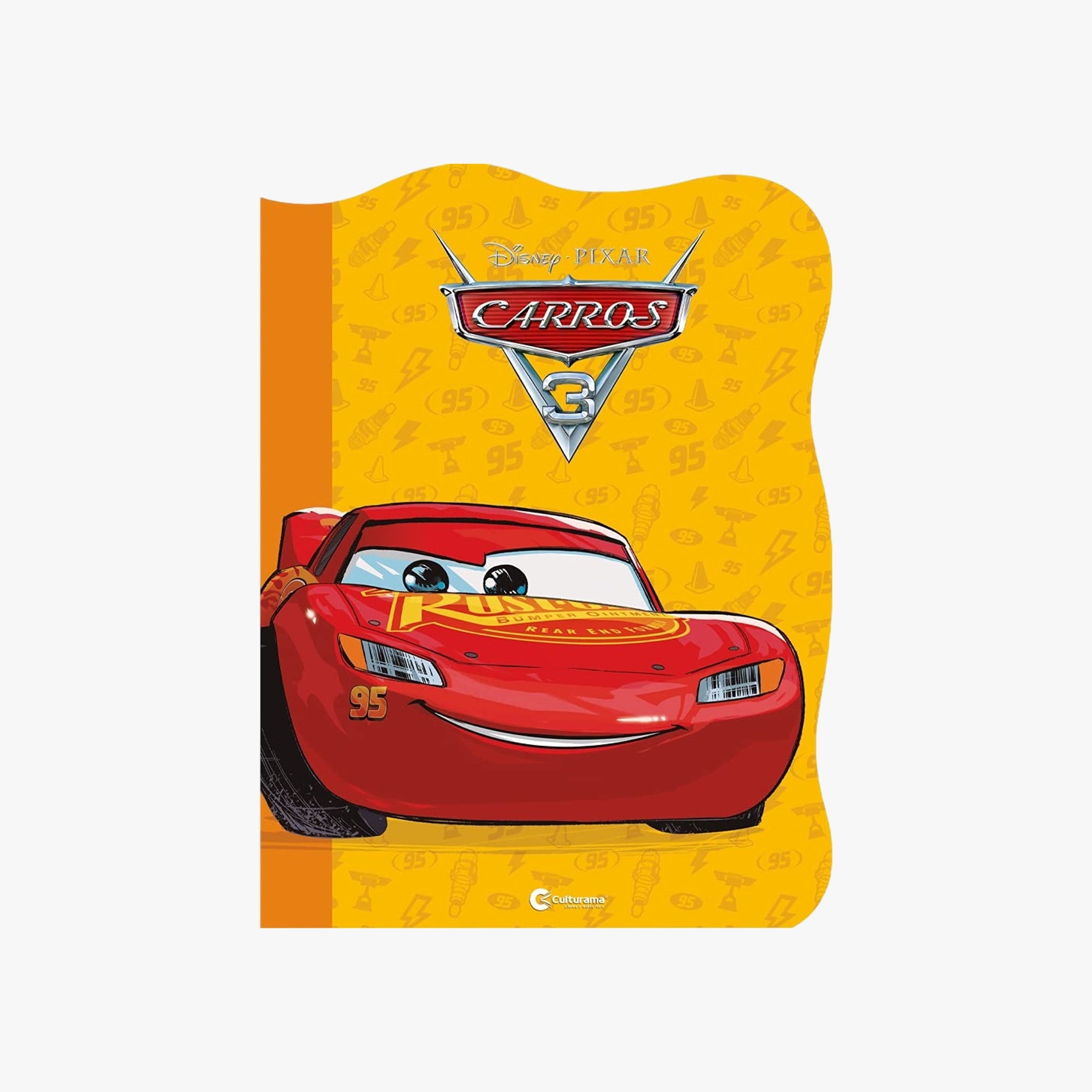 Livro Recortado da Disney Carros 16 páginas