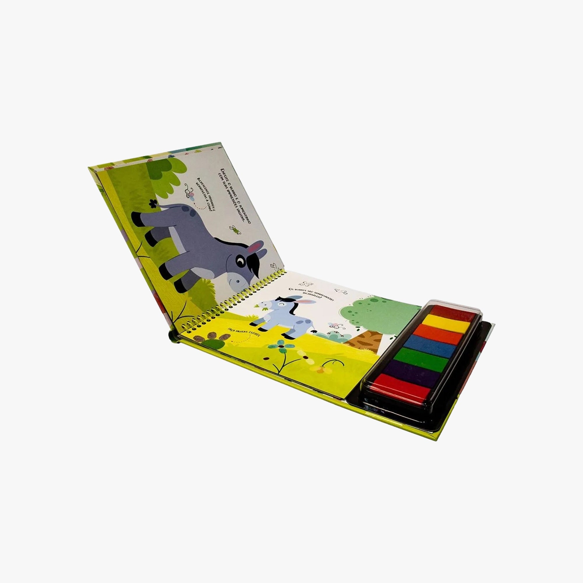 Livro de Pintura Com os Dedinhos Fazenda