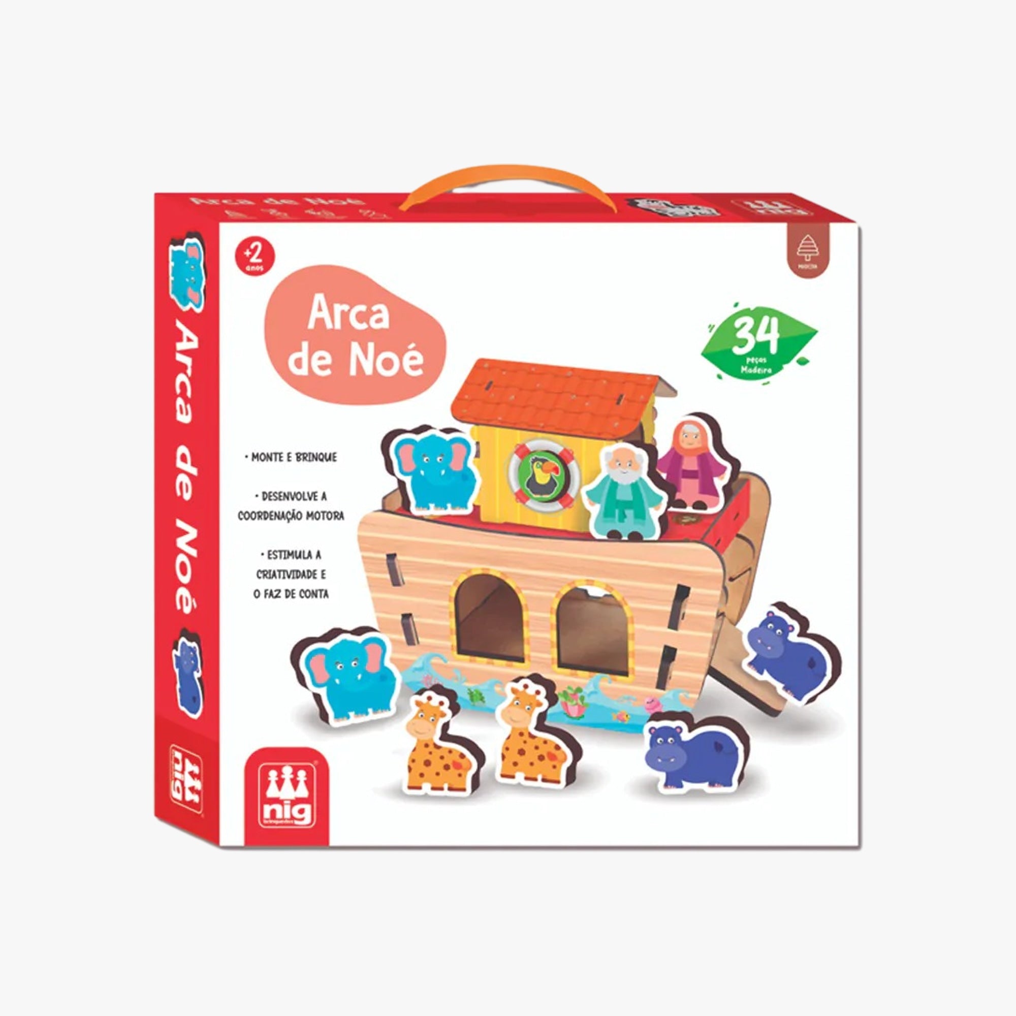 Brinquedo em 3D Arca de Noé Nig