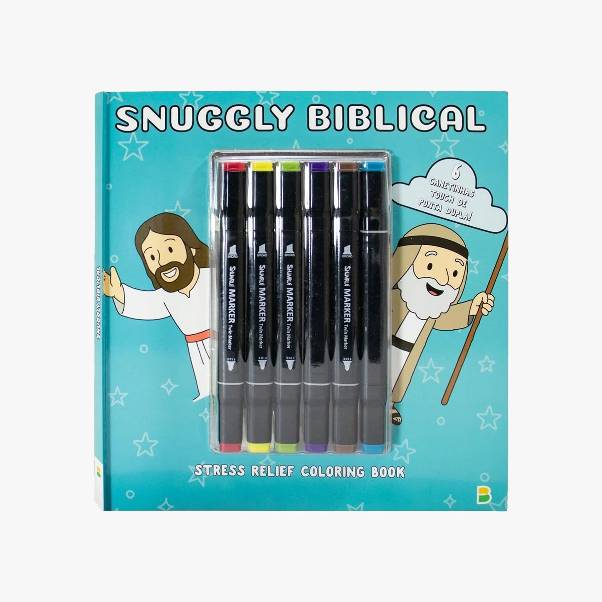 Livro Comfy Coloring: Snuggly Biblical
